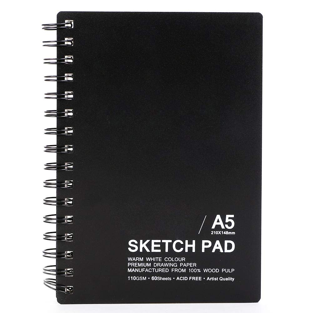 Premium Sketchbook for Painting & Drawing - Smooth Paper Artist Notebook | Ideal for Watercolor, Acrylics, Ink & Mixed Media Art Projects