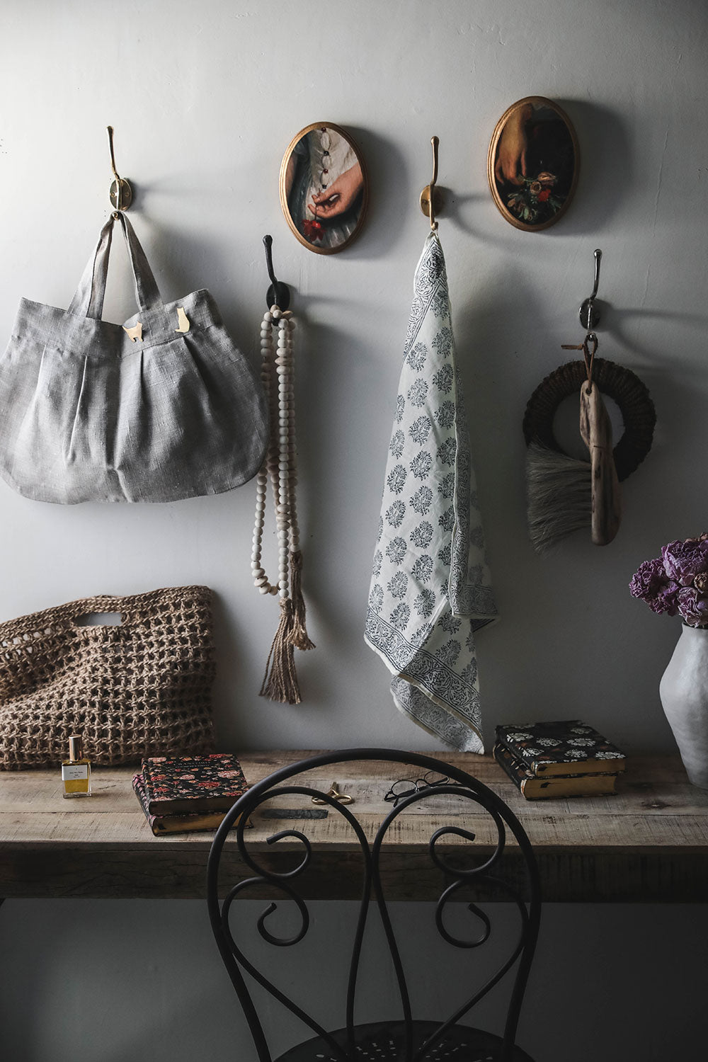 Peak Double Hook - Heavy Duty Hanging Hooks for Wall, Ceiling & Garage - Perfect for Hanging Plants, Bikes, Ladders & Storage Organization