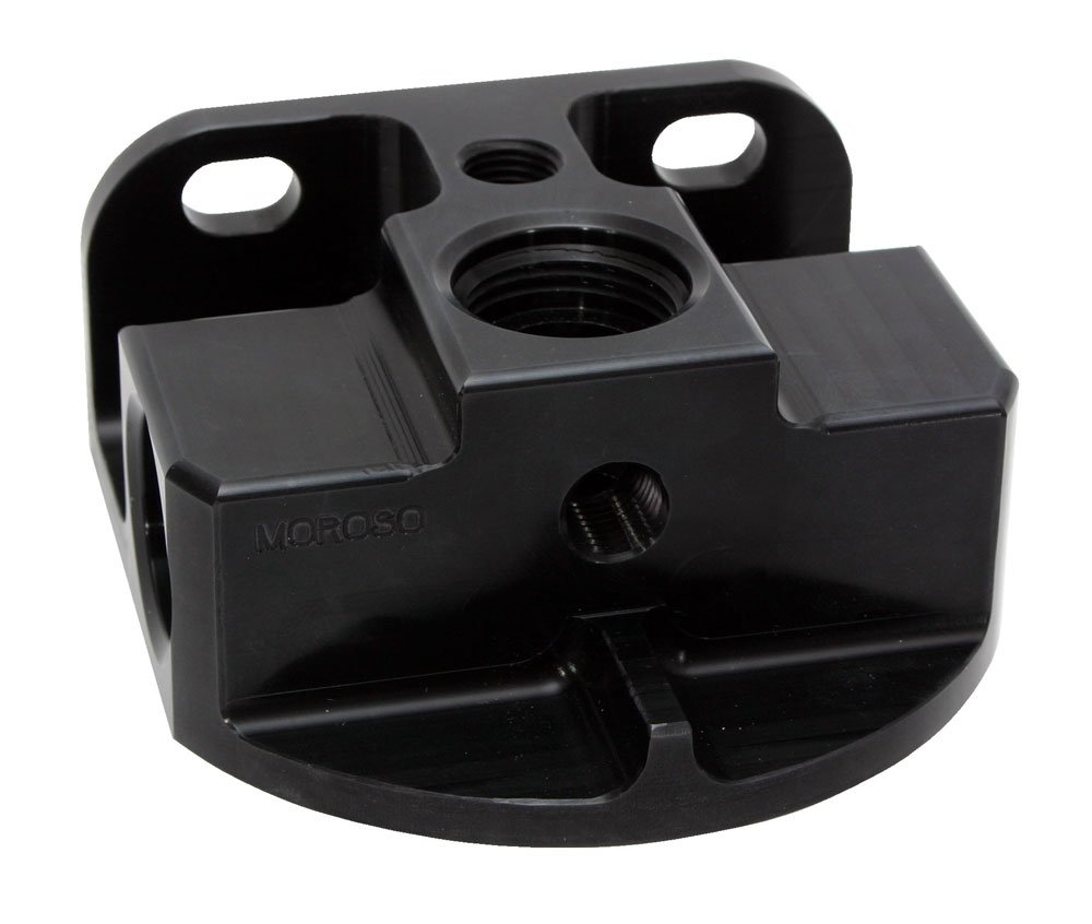 Moroso 23763 Side Port Remote Oil Filter Mount Kit - Universal Fit for Cars, Trucks & SUVs - Easy Installation & Improved Engine Performance - Perfect for Off-Road, Racing & Performance Upgrades