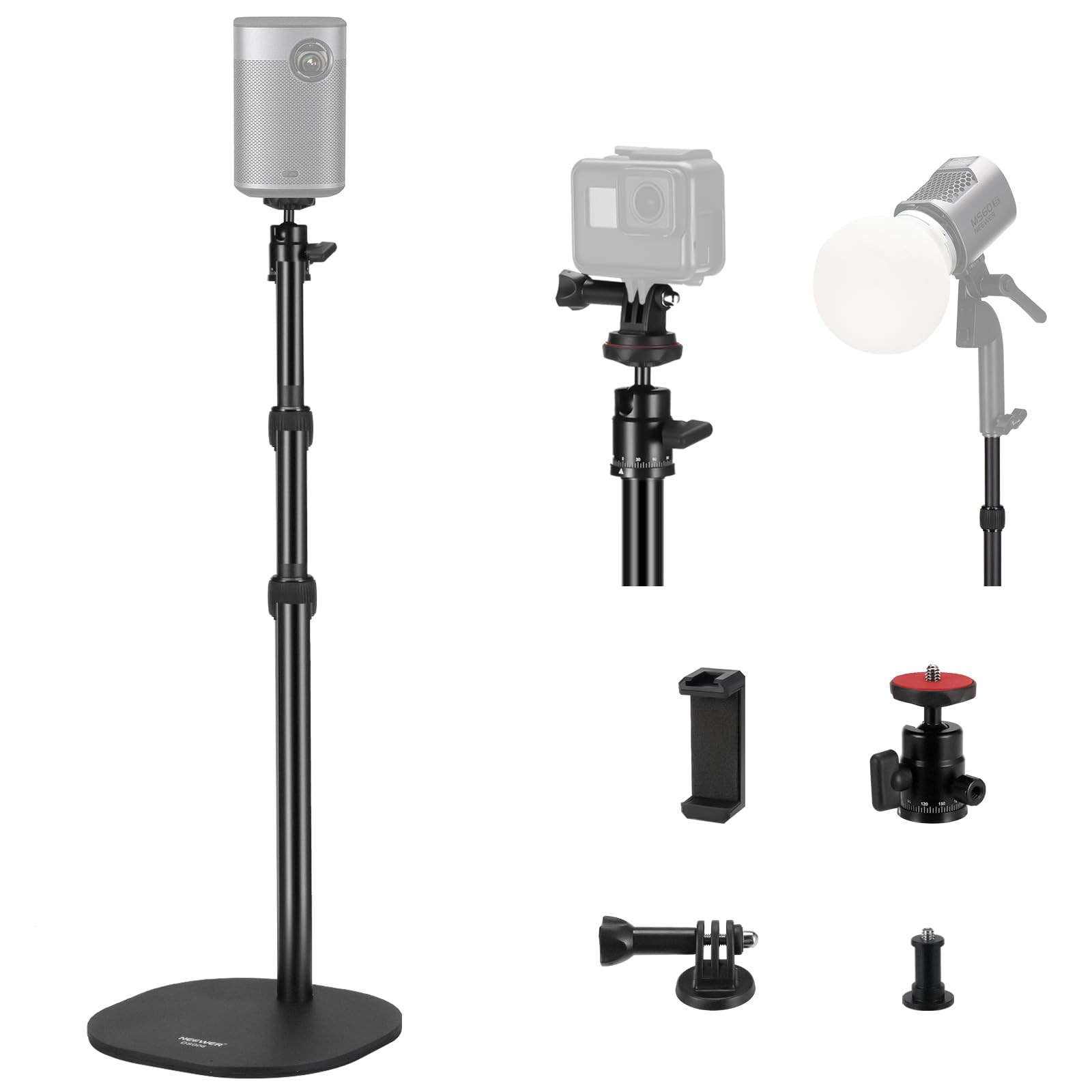NEEWER Heavy Duty Tabletop Projector Stand with Adjustable Height (16