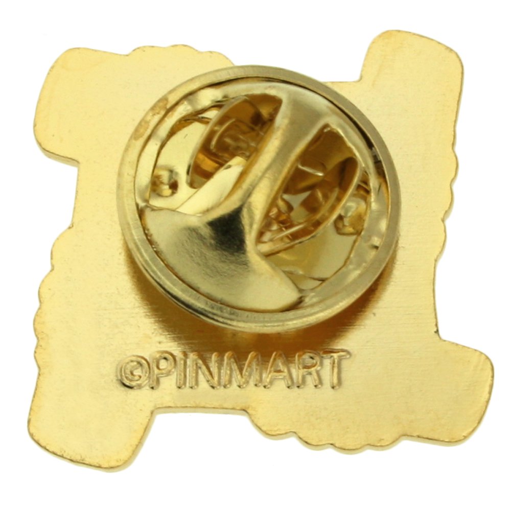 Gold Plated Teamwork Motivational Lapel Pin - Inspirational Office Gift for Employees, Coworkers & Leaders - Perfect for Corporate Events, Awards & Recognition Ceremonies