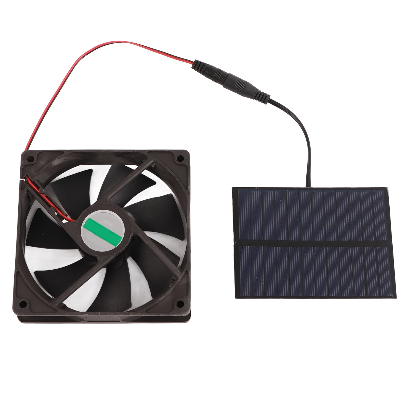 Omabeta 3W Solar Powered Exhaust Fan Kit - Professional Ventilation System for Chicken Coops, Greenhouses, Sheds & Pet Houses | Energy Efficient Solar Panel Fan for Home, Farm & Outdoor Use