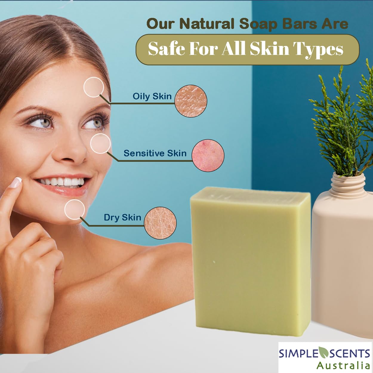 French Pear Scented Soap Bars - 12 Pack, Shea Butter Enriched for Moisturizing Skin | Bath & Body Care