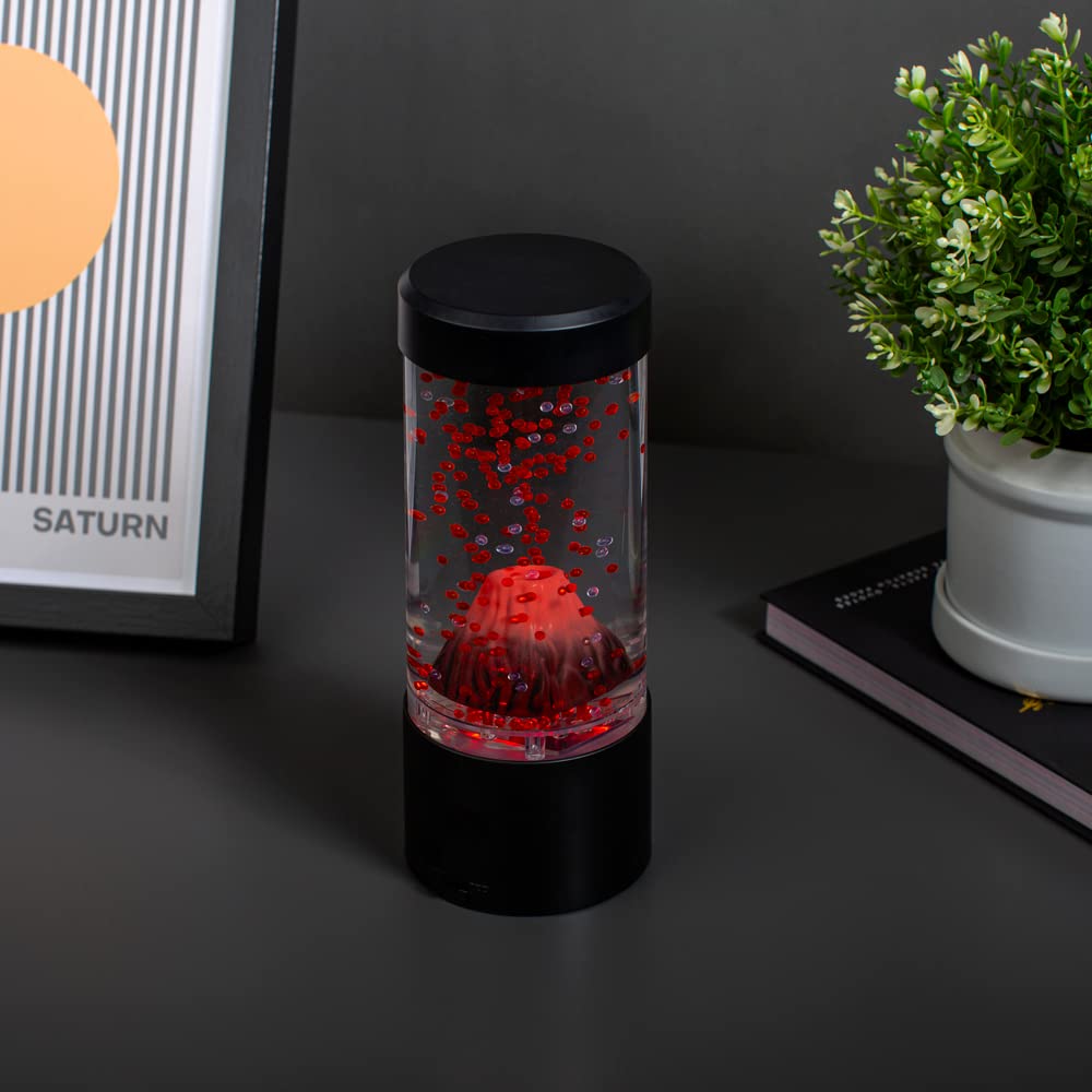RED5 Battery Powered Volcano Light - Underwater Eruption LED Lamp with Portable Red Glow for Pool, Aquarium & Night Light Decor | Perfect for Parties, Halloween & Outdoor Decorations