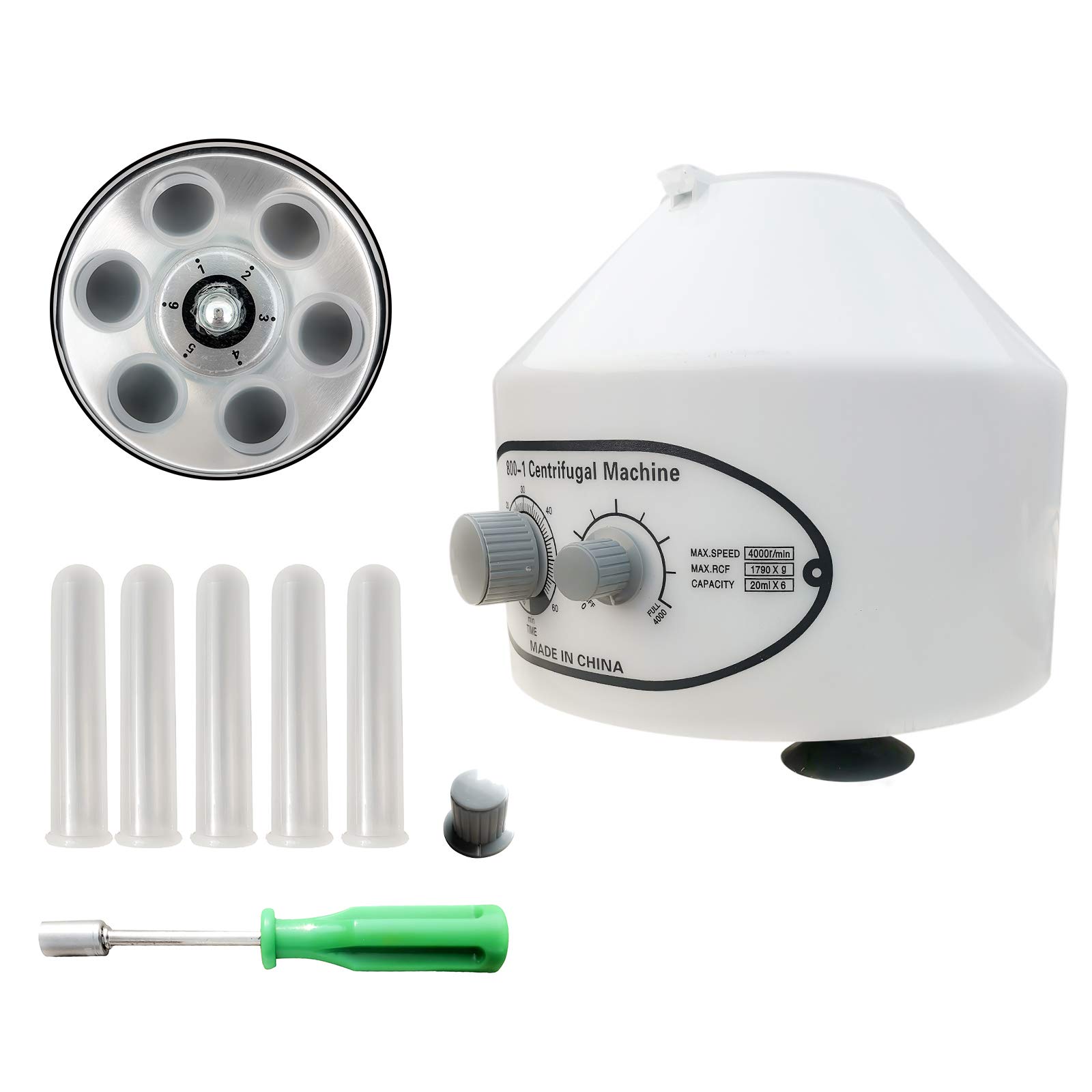 High-Speed Desktop Electric Centrifuge Machine for Laboratory Use - Perfect for DNA/RNA Extraction, Blood Sample Separation & Scientific Research