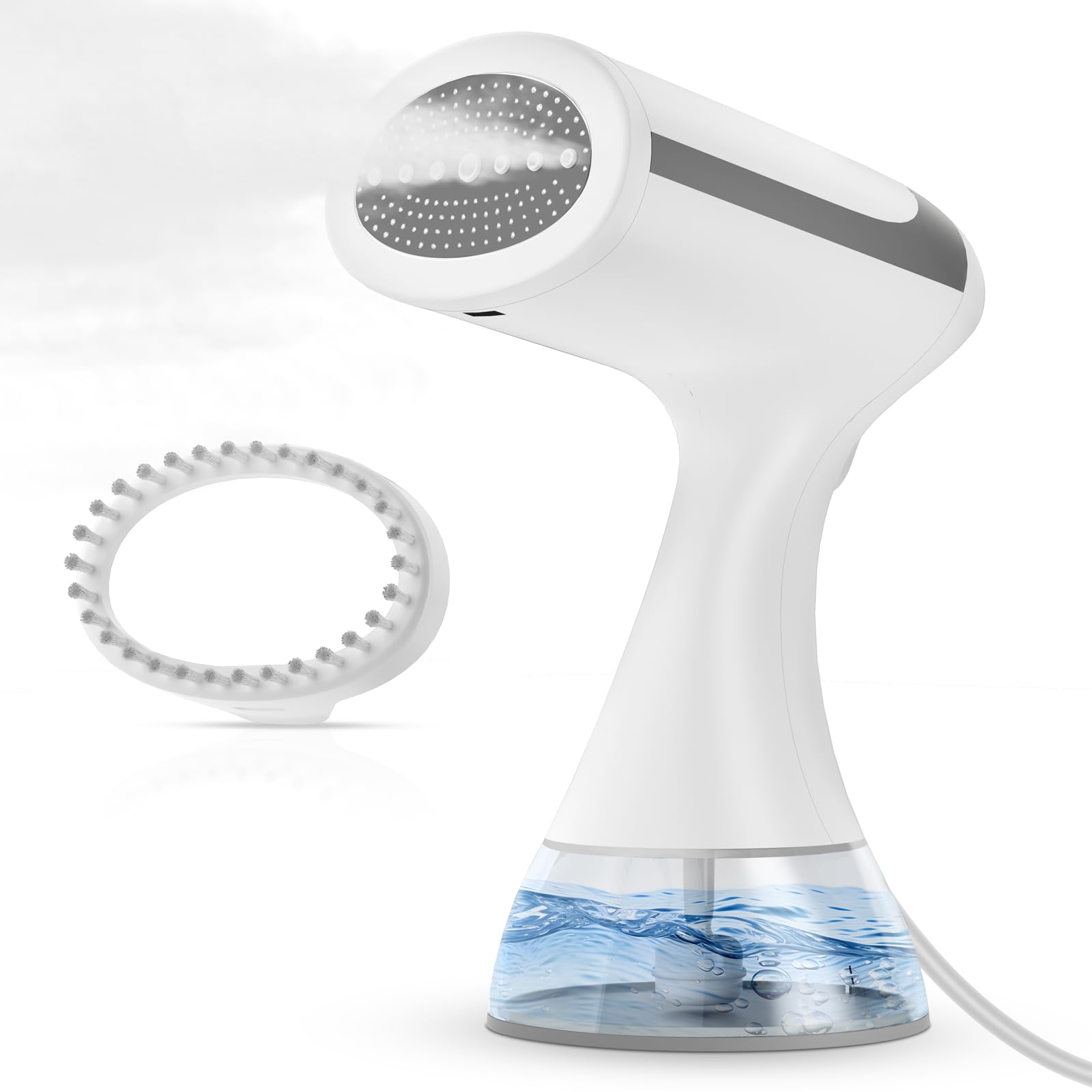 1500W Powerful Handheld Clothes Steamer - Portable Garment Steamer Iron for Wrinkles Removal | Quick & Efficient for Shirts, Dresses, Curtains & Bedding | Perfect for Travel, Home & Office Use