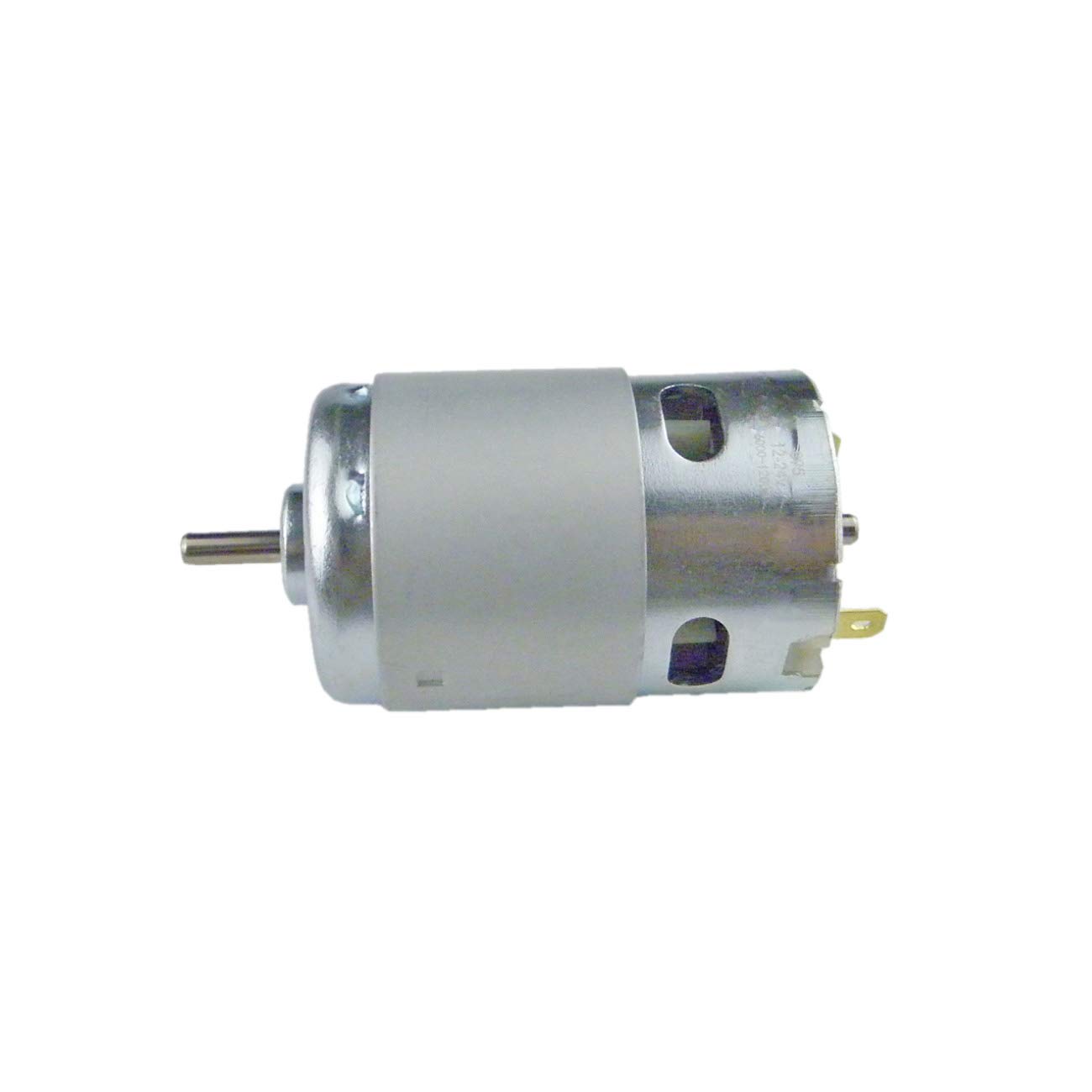 CHANCS 895 High Power DC Motor 12V 3000RPM / 24V 6000RPM with Double Ball Bearings - Low Noise Electric Motor for Power Tools, DIY Projects, Robotics, and Industrial Applications