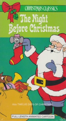 The Night Before Christmas VHS - Classic Holiday Movie for Family Christmas Eve Traditions & Nostalgic Gift