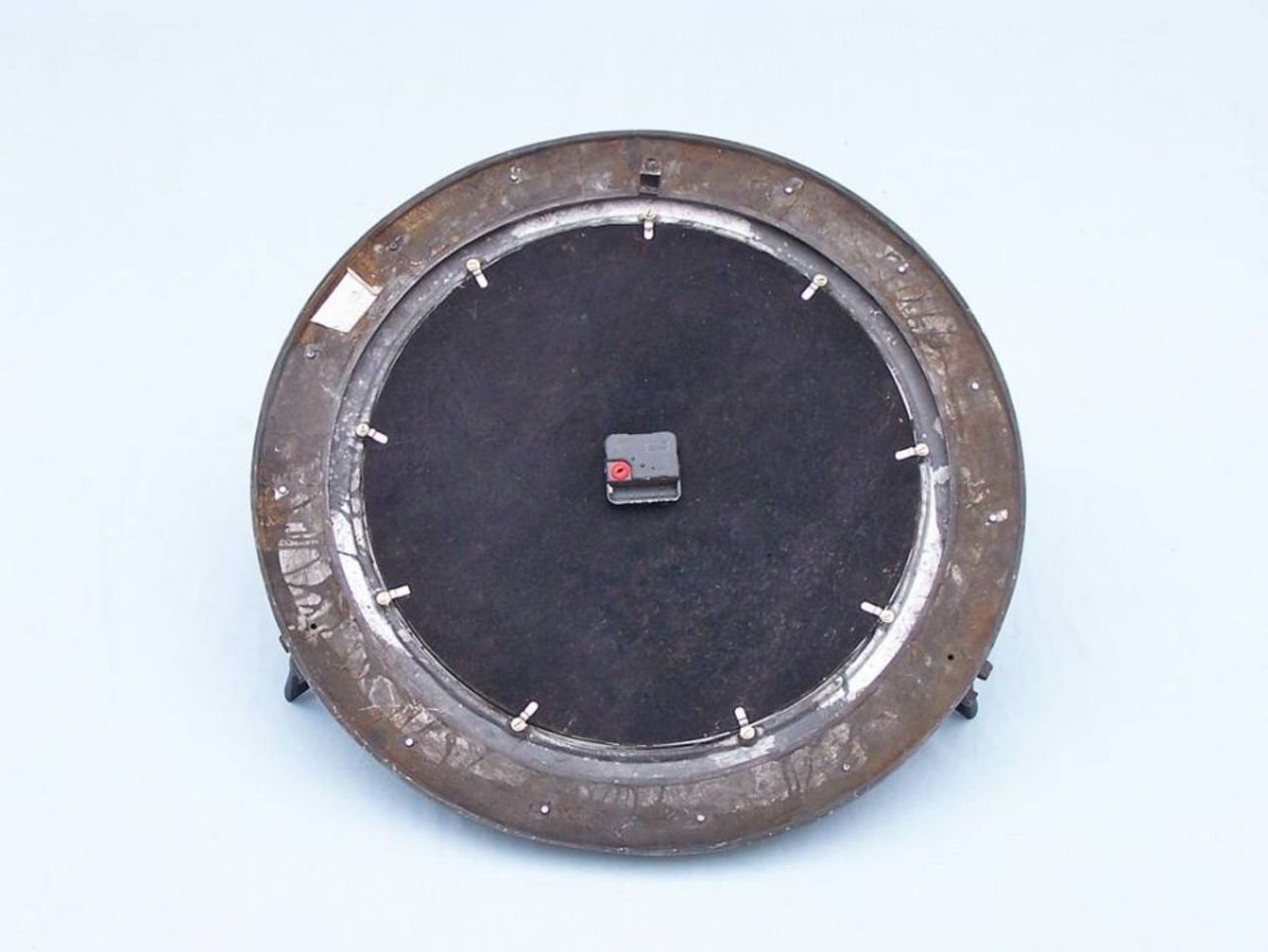 Hampton Nautical Oil Rubbed Bronze Deluxe Porthole Clock - 24 Inch Nautical Wall Clock for Home, Office & Boat Decor - Perfect for Coastal, Beach House & Marine Theme Interiors