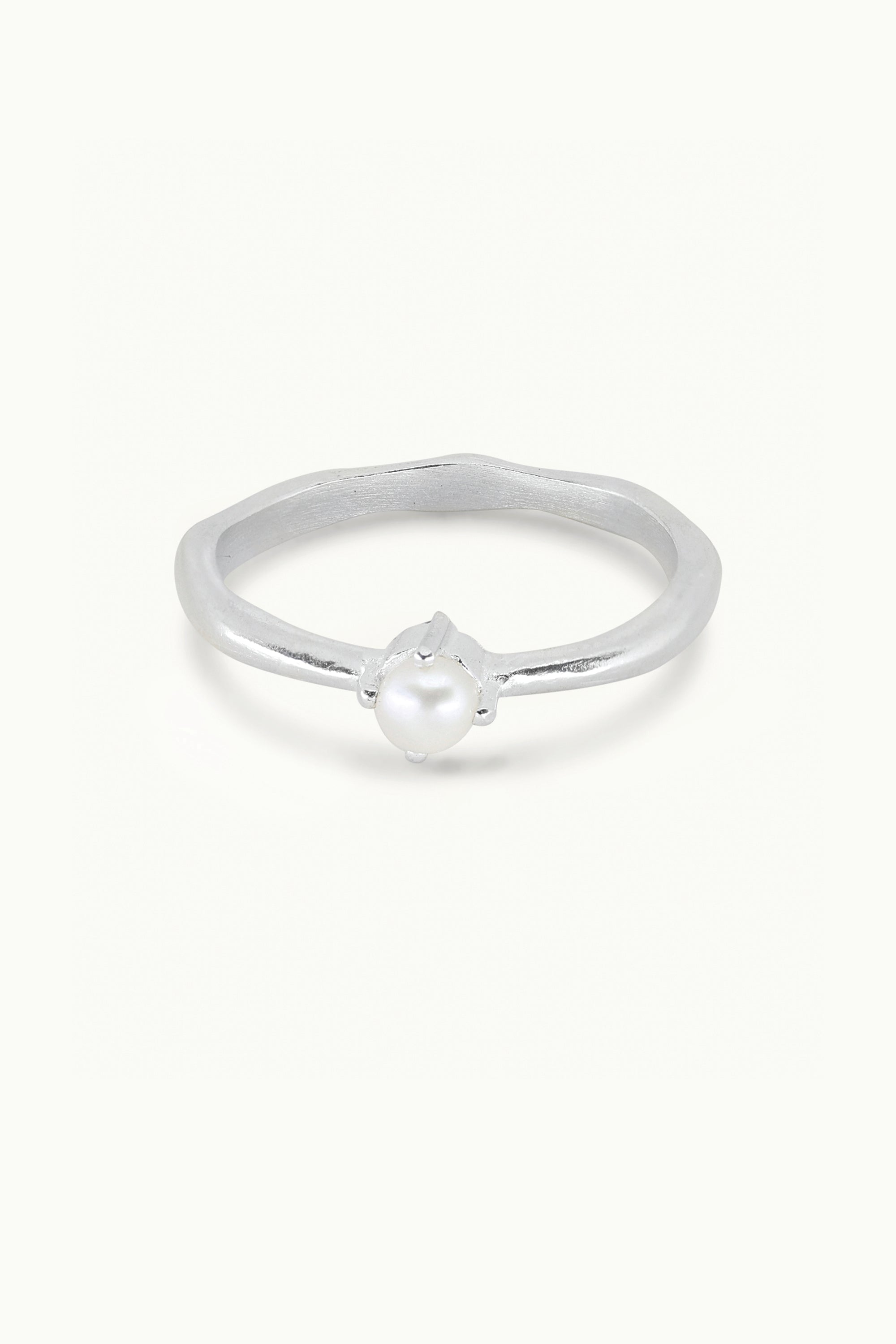 June Birthstone Pearl Silver Ring for Women - Elegant Jewelry Gift for Birthday, Anniversary & Special Occasions