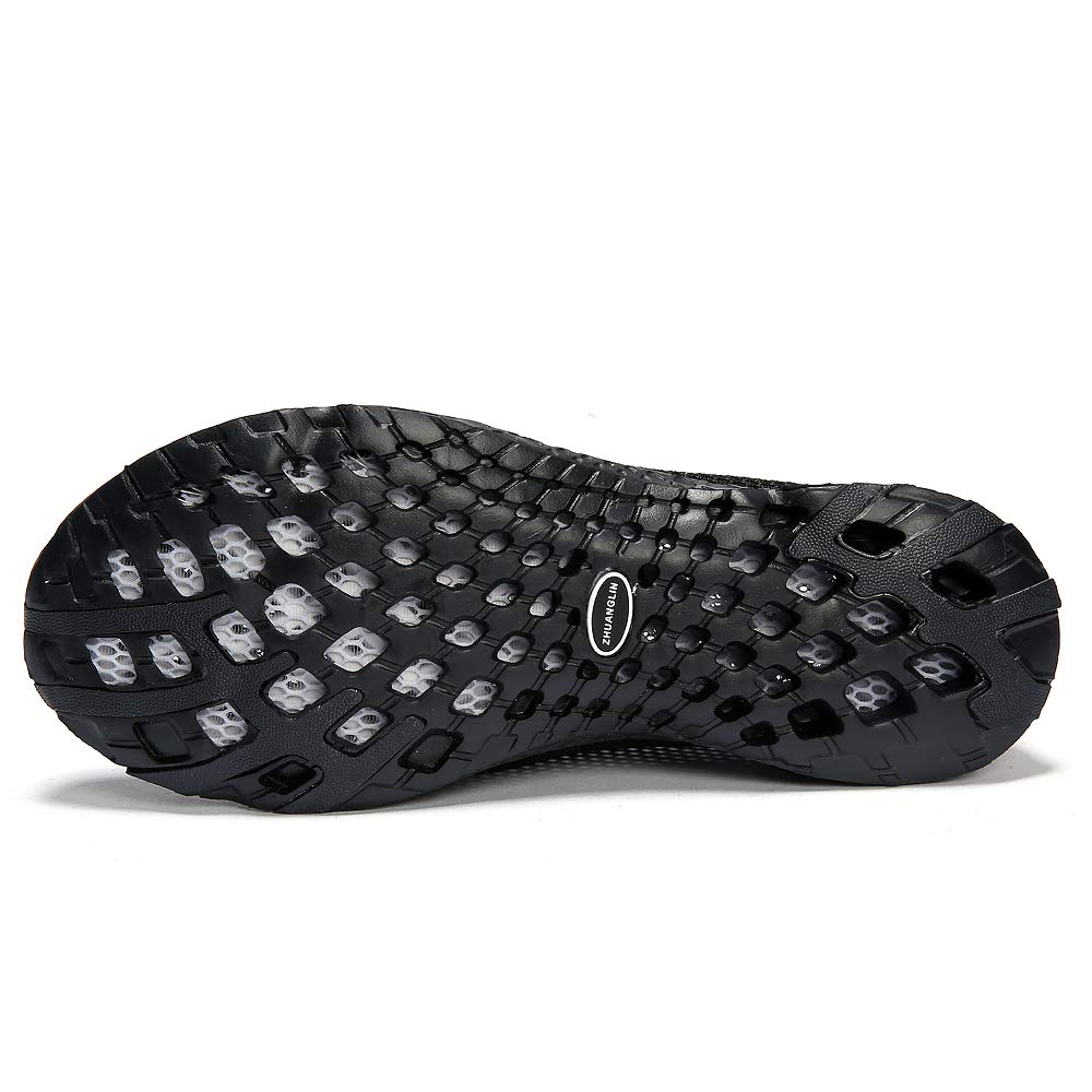 Men's Quick Drying Aqua Water Shoes for Swimming, Beach, Surfing & Water Sports - Lightweight & Comfortable Barefoot Shoes