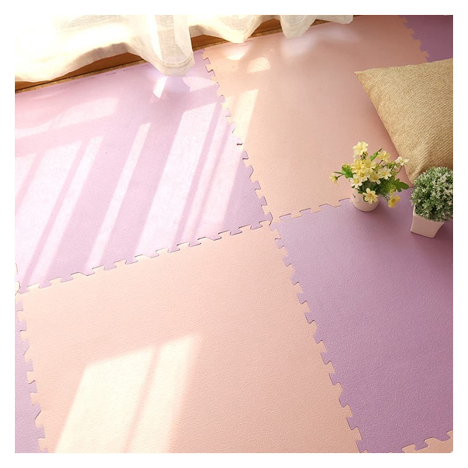 Non-Toxic Foam Play Mat for Babies & Toddlers - 8-Piece Interlocking Floor Tiles (60x60x1.4cm) - Soft Crawling Mat for Playroom, Nursery & Travel - Perfect for Tummy Time, Learning & Safe Play Areas