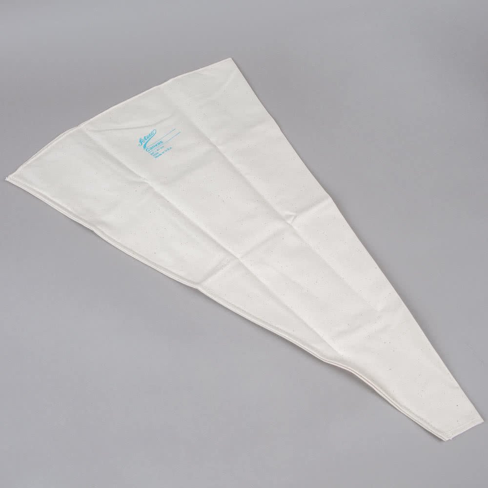 Ateco 3224 24-Inch Professional Pastry Decorating Bag - Heavy Duty Heat Resistant Canvas with Hemmed Tip & French Seams | Perfect for Cake Decorating, Cupcake Frosting & Baking Supplies