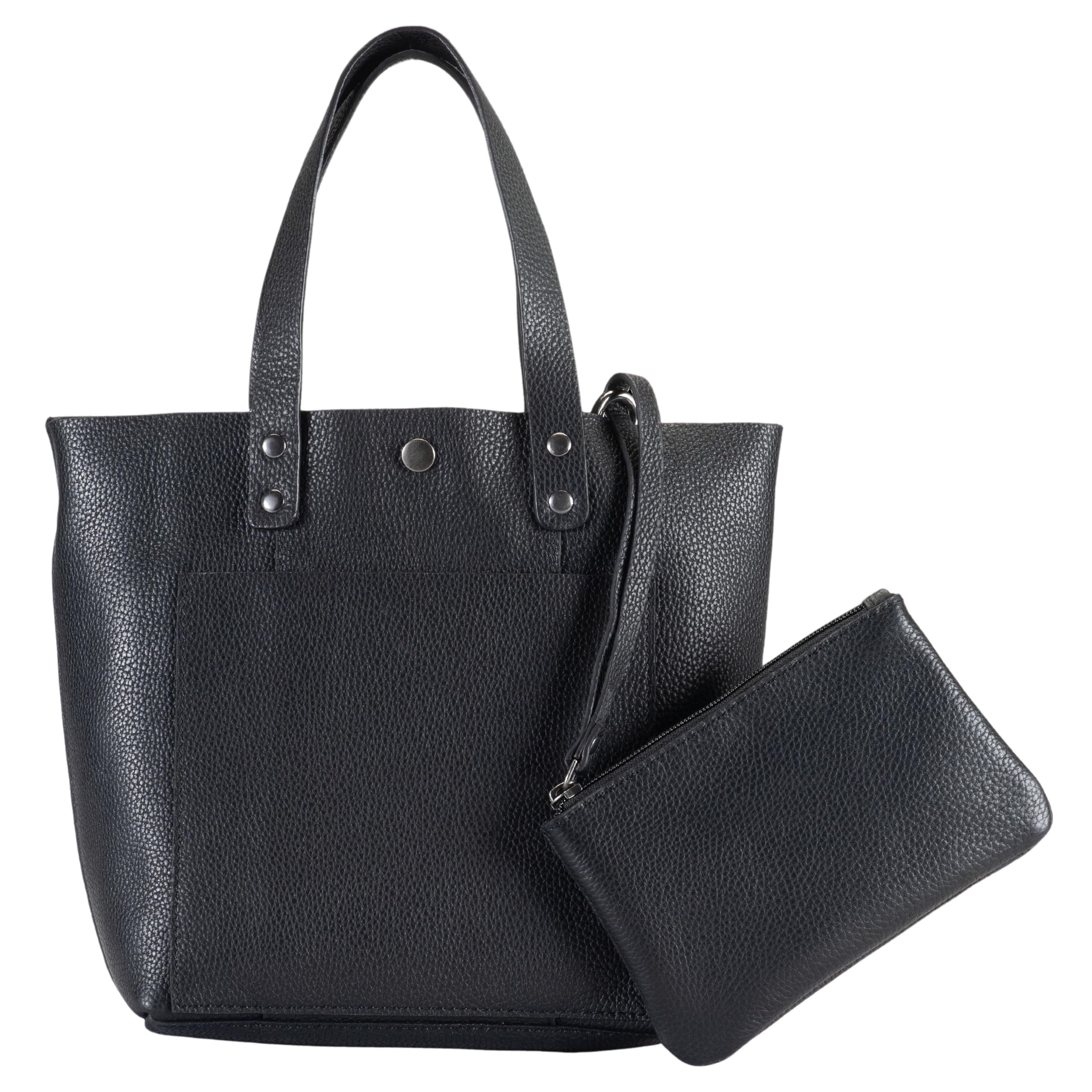 Genuine Leather Mini Crossbody Bag for Women - Stylish & Compact Purse for Everyday Use, Travel, Work & Date Night - Includes Wristlet Strap