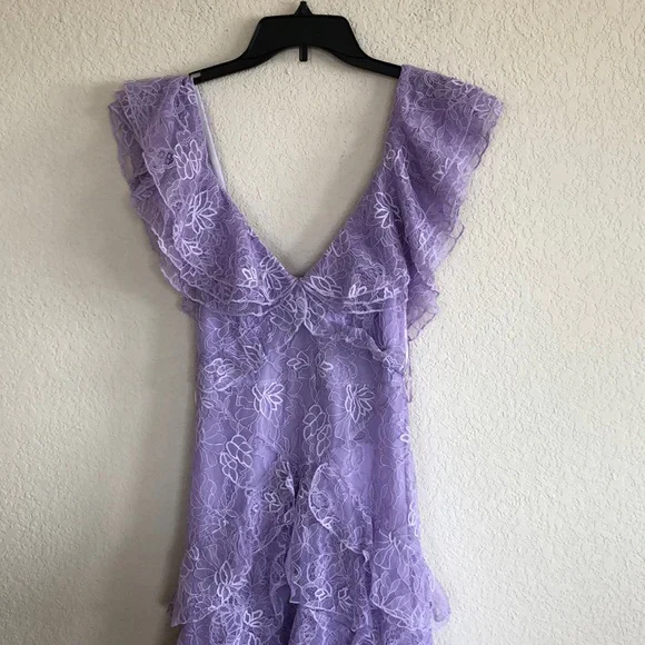 Elegant Lilac A-Line Lace Long Prom Dress for Formal Party & Evening Gown J3326 | Perfect for Homecoming, Wedding Guest & Special Occasions