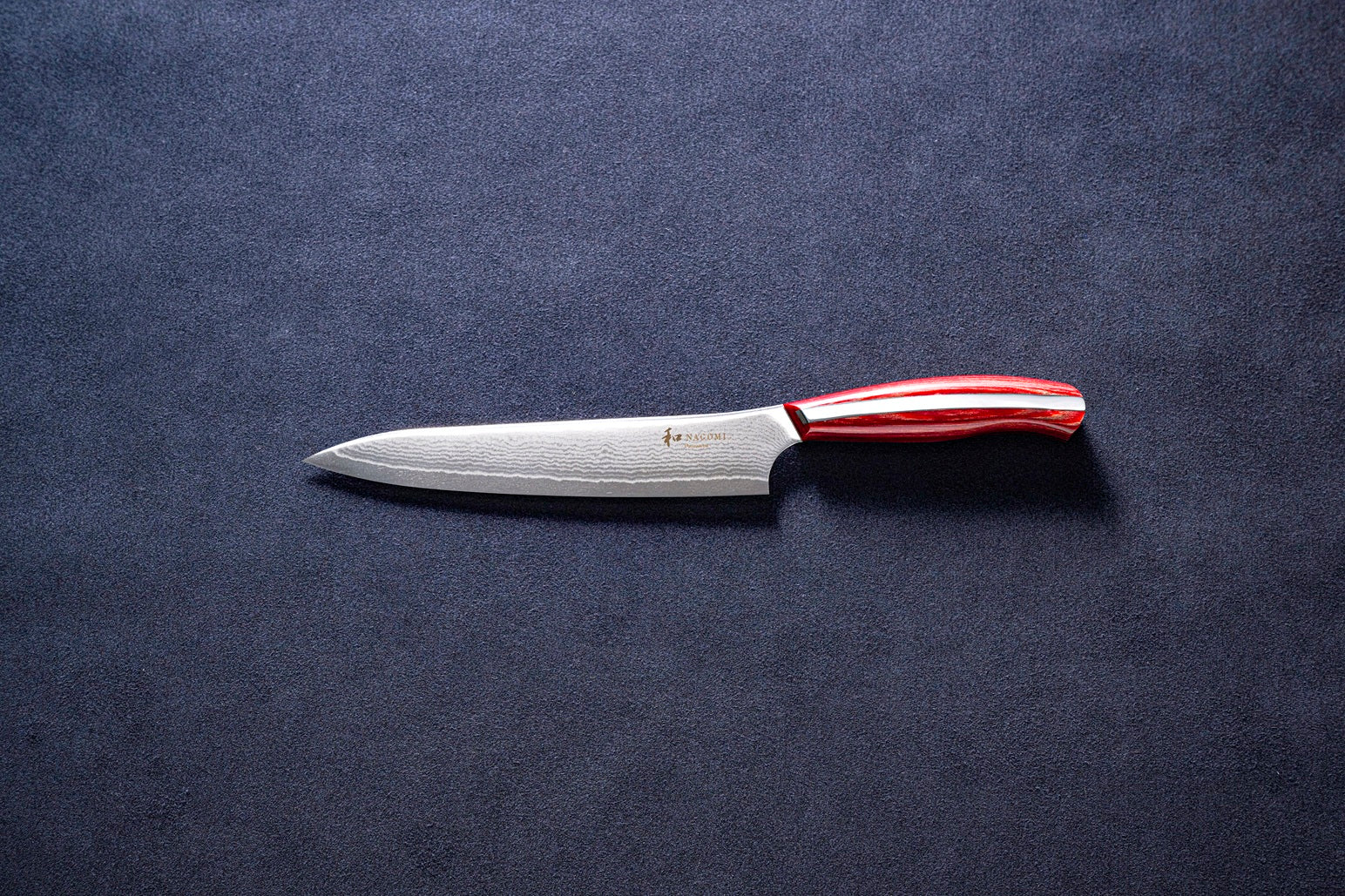Premium Nagomi Damascus Utility Knife - High Carbon Steel Blade, Ergonomic Handle for Kitchen & Outdoor Use - Perfect for Slicing, Chopping, and Camping