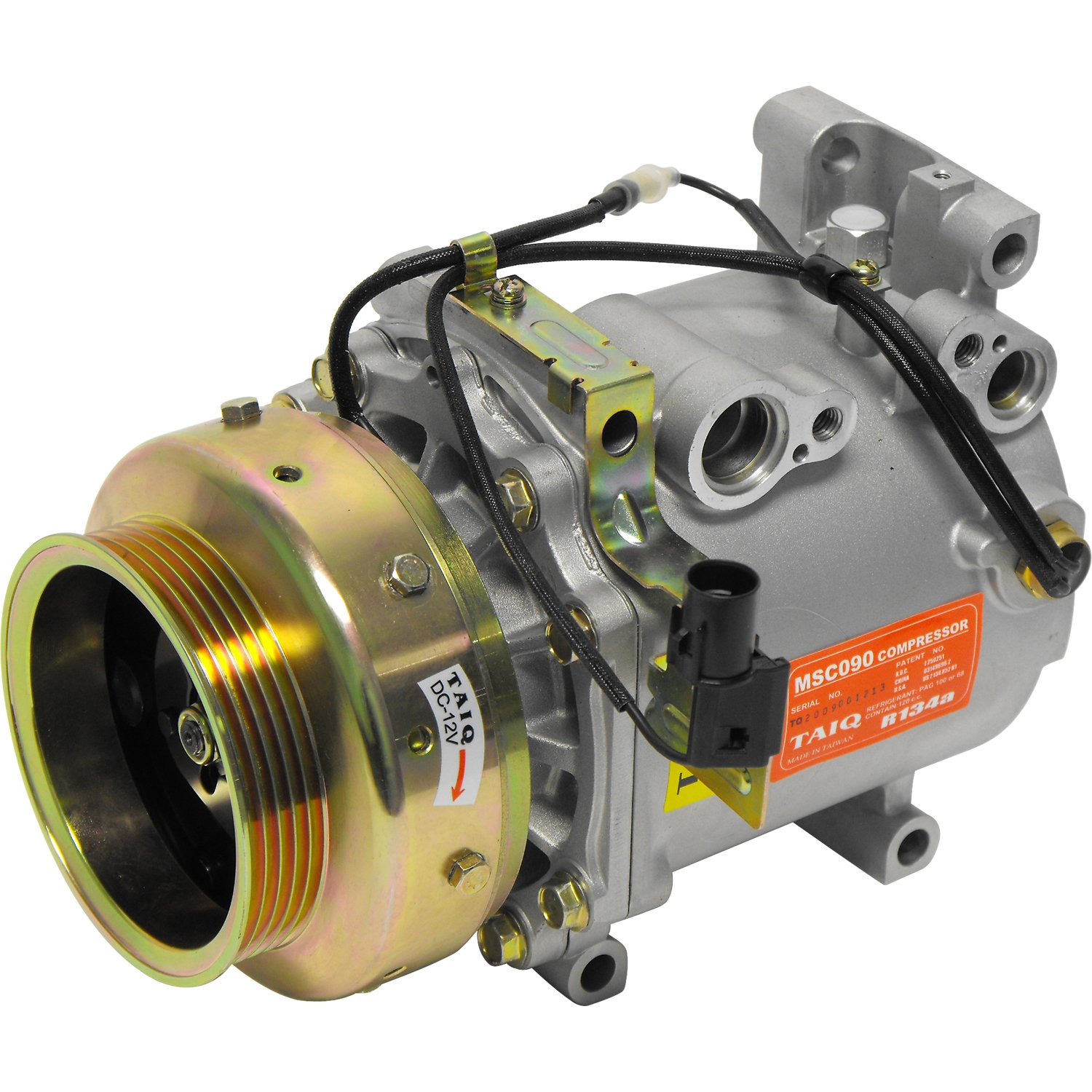 Universal Air Conditioner CO 10599T A/C Compressor and Clutch Kit - Compatible with Multiple Car Models - Perfect for AC Repair & Maintenance
