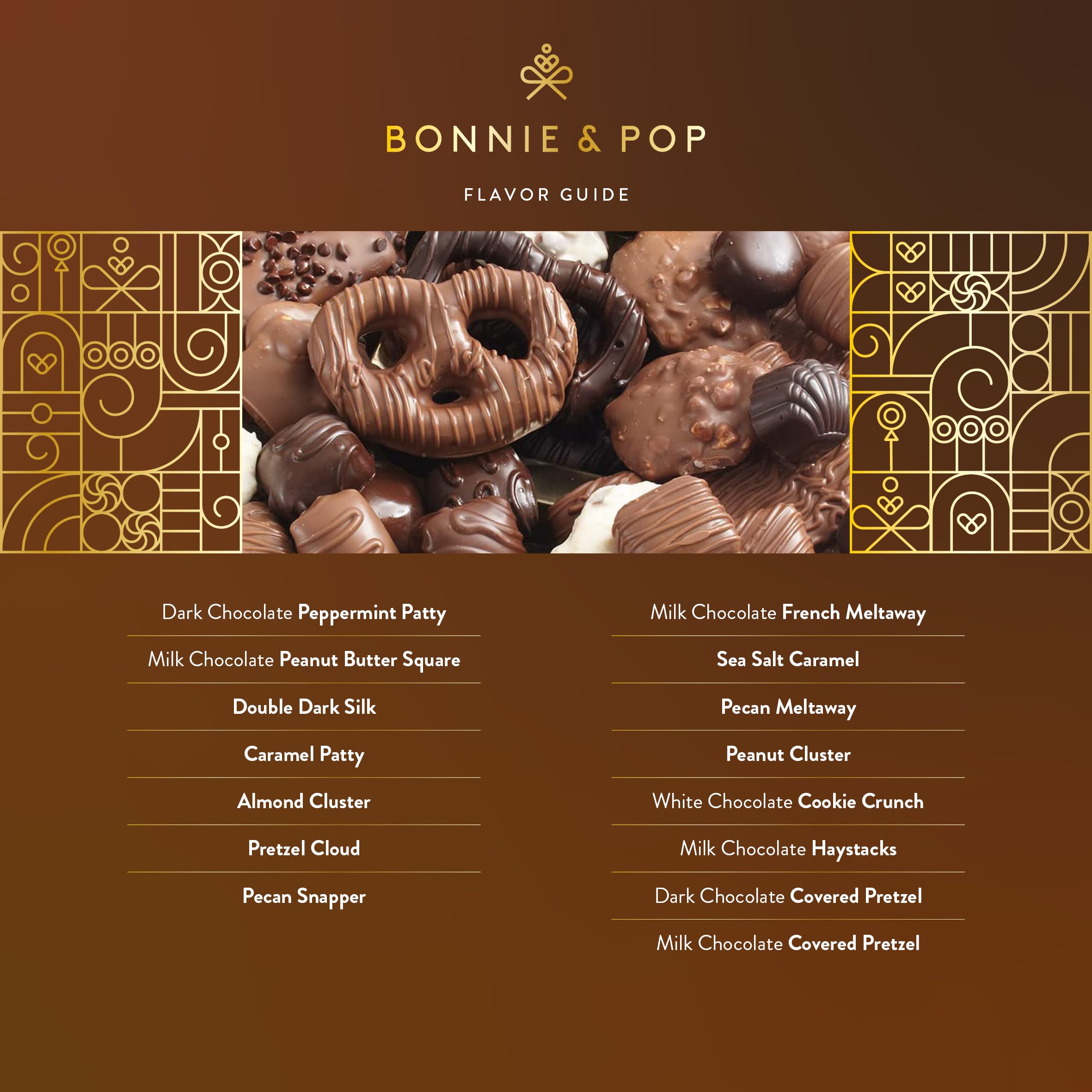 Bonnie & Pop Gourmet Chocolate Gift Basket - 2+ lbs Premium Chocolate Snack Box in Keepsake Tin | Valentine's Day, Birthday, Sympathy, Get Well & Party Gifts | Perfect for Holidays, Corporate Events & Family Gatherings
