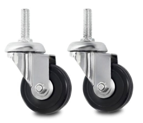 Mini Lavender Rear Caster Wheels for Furniture - Smooth Rolling Replacement Casters for Chairs, Carts & Office Equipment - Perfect for Home, Office & Workshop Use