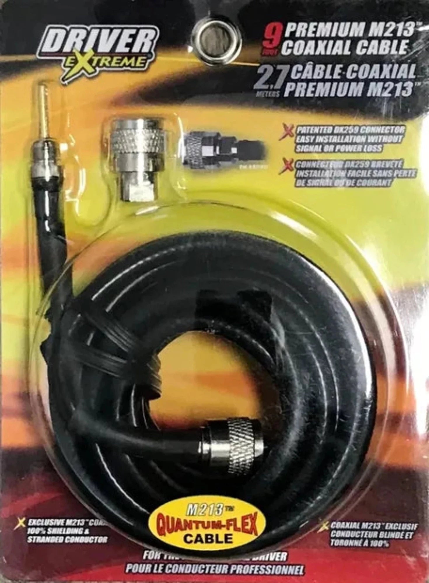 Premium Coax Cable with UHF Connectors - High Performance Antenna Cable for TV, Radio, CCTV & Home Theater Systems - Durable & Low Loss Signal Transmission