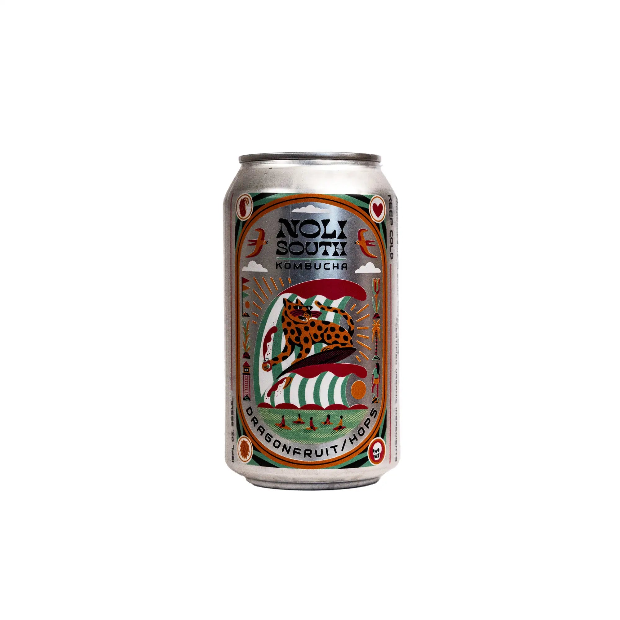 Organic Noli South Kombucha with Dragonfly Hops - Refreshing Fermented Tea Drink for Gut Health & Energy Boost | Perfect for Yoga, Workouts & Healthy Lifestyle
