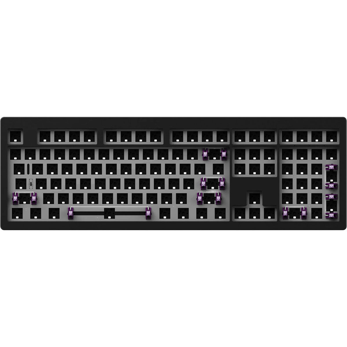 Akko Monsgeek M5W Black 100% Full Size RGB Wireless Barebone Mechanical Keyboard - Perfect for Gaming, Office Work & Typing Enthusiasts