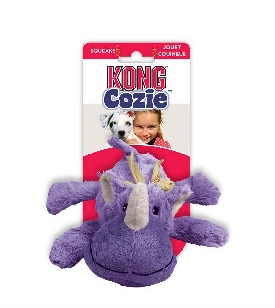 Kong Cozie Rosie Plush Dog Toy - Soft & Durable Chew Toy for Small & Medium Dogs - Perfect for Cuddling, Playtime & Anxiety Relief