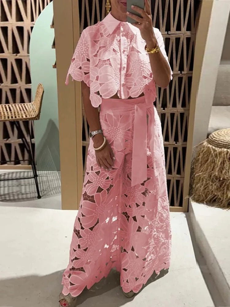 Elegant Women's 2-Piece Summer Outfit Set - Cardigan & Top Combo for Casual Wear, Office, and Date Nights