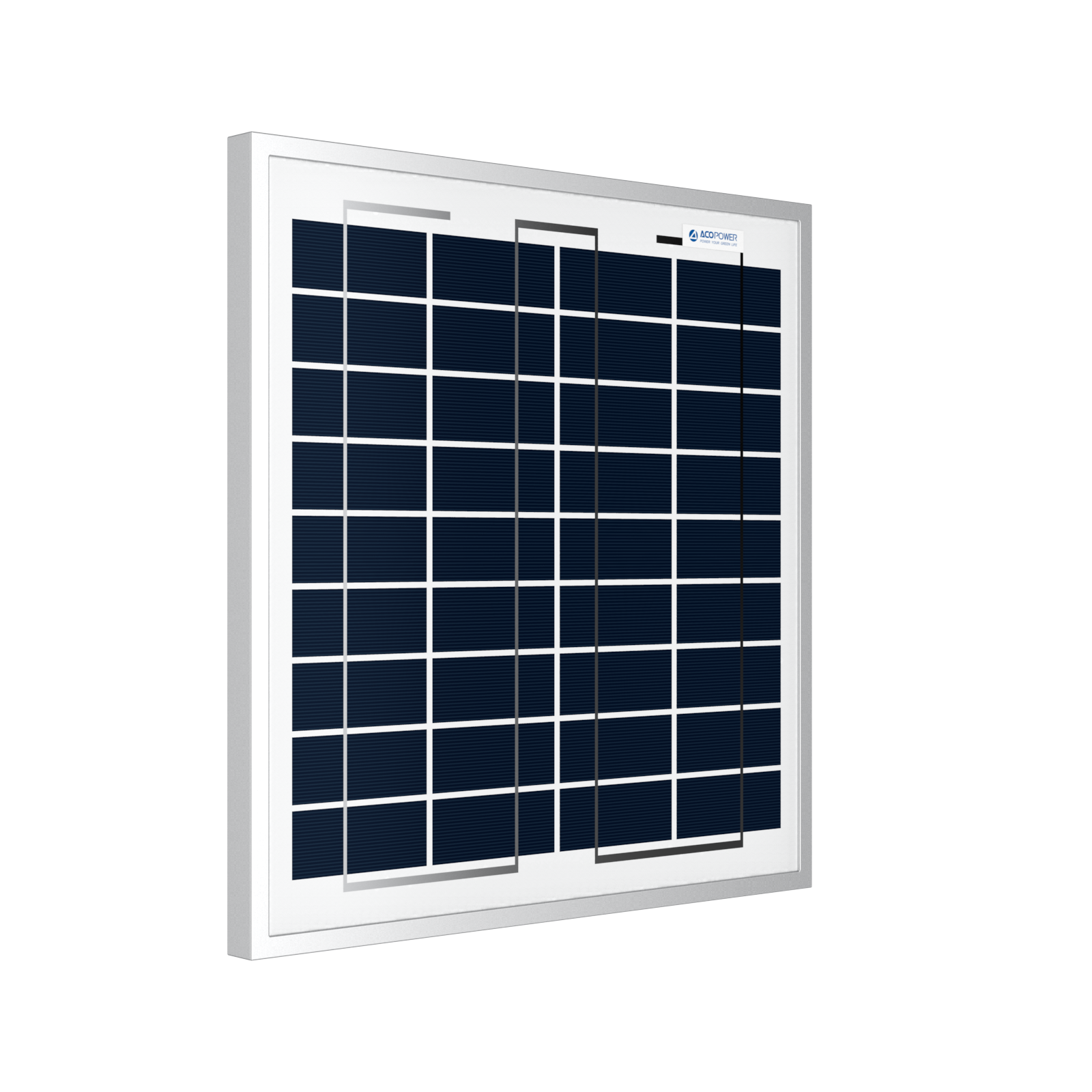 ACOPower 15W Polycrystalline Solar Panel - 12V Battery Charger for RV, Boat, Camping & Off-Grid Power Supply | Portable Solar Charging Solution for Outdoor Adventures