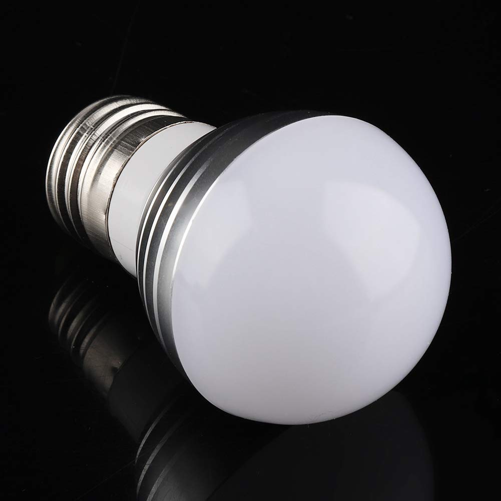 3W E27 RGBW LED Light Bulb - 16 Color Changing Smart Bulb with Remote Control for Home Lighting, Parties & Mood Lighting