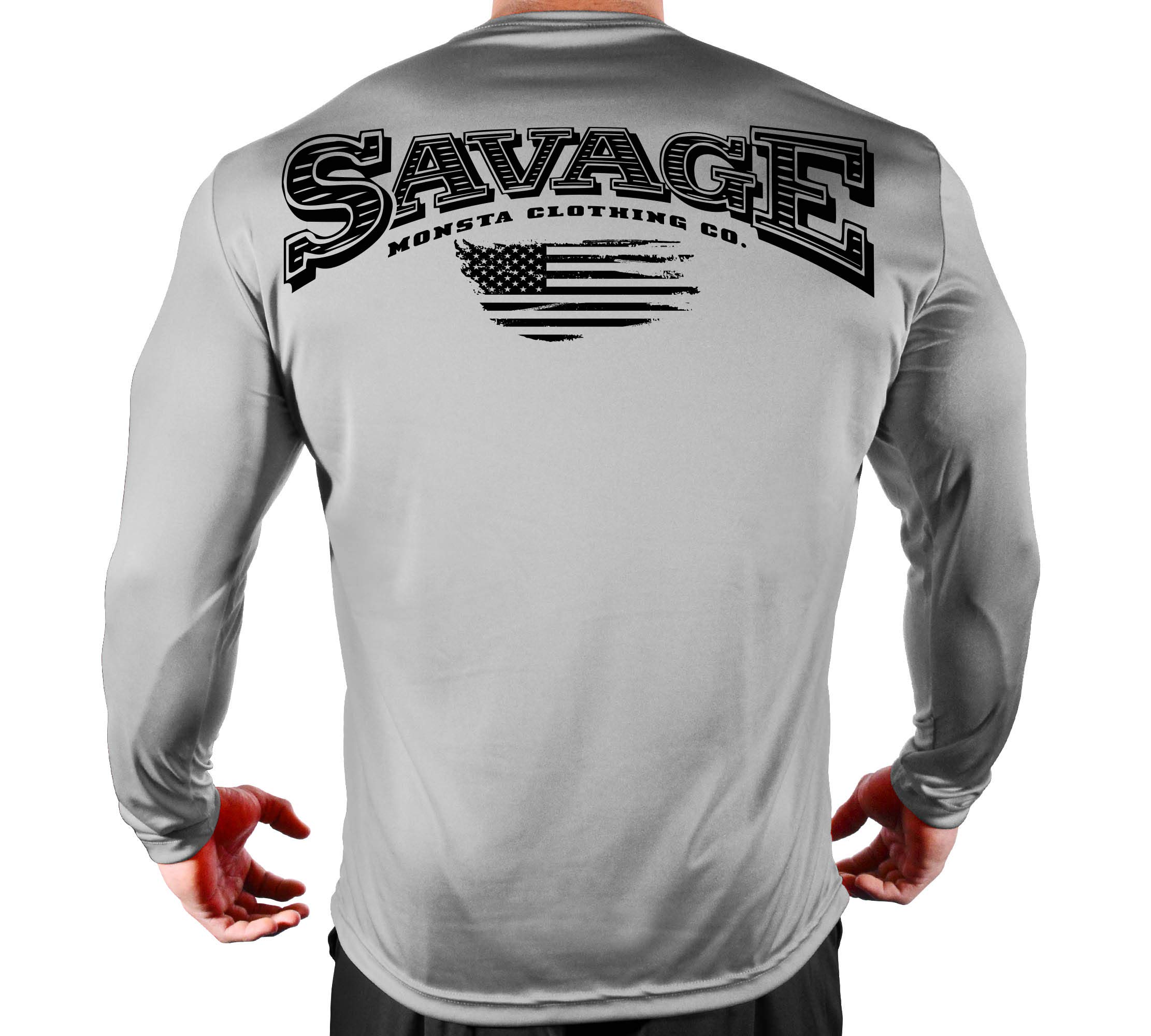 Men's Savage Gym Workout T-Shirt - Bodybuilding & Training Apparel for Intense Workouts (Black)