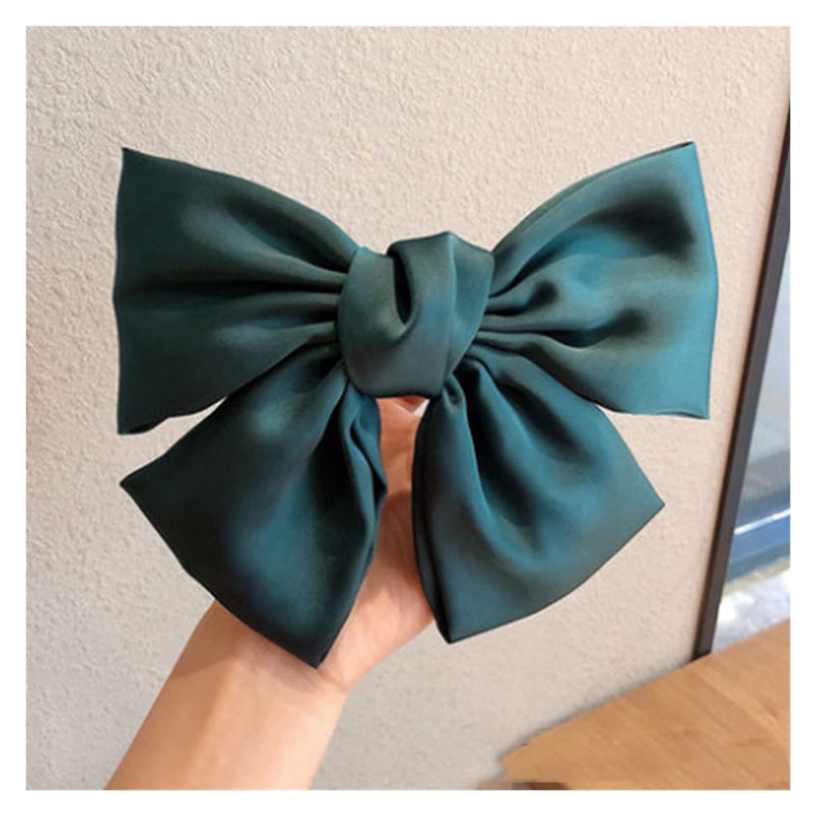 Elegant Oversized Satin Bow Hairpins for Women & Girls - Fashion Hair Accessories with Ribbon (Color: A1) - Perfect for Weddings, Parties & Everyday Styling