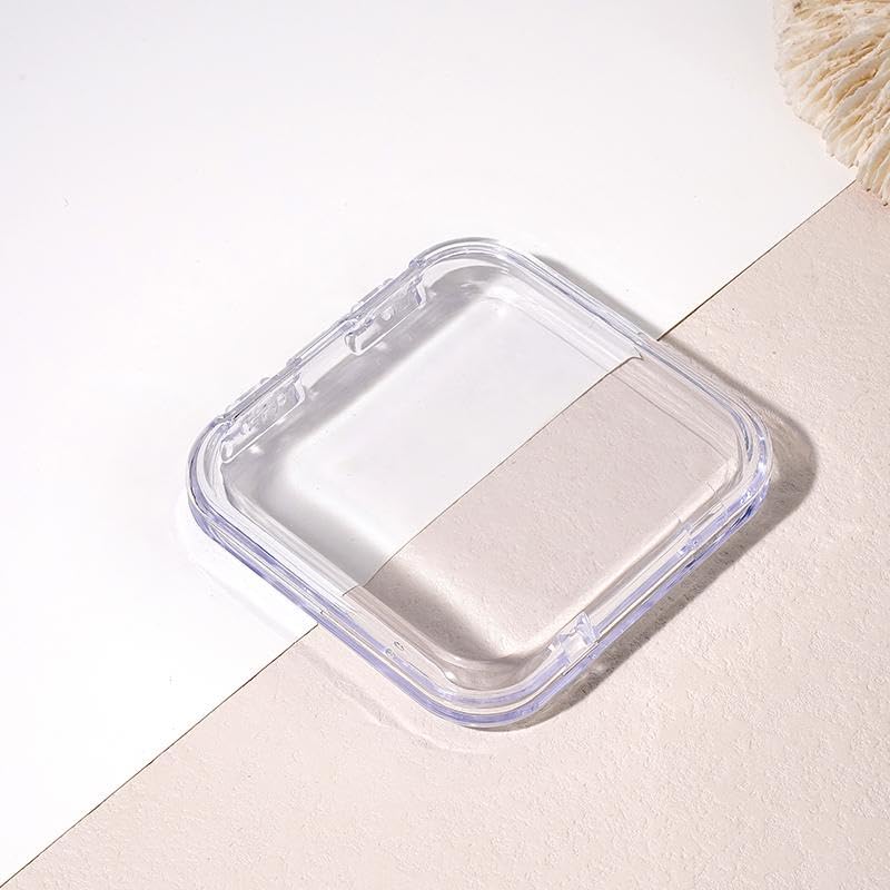 12PCS Clear Acrylic Nail Tip Display Storage Box - Press On Nail Organizer for Salon & Home Use - Perfect for Nail Art Practice, Manicure Storage & Nail Extension Organization