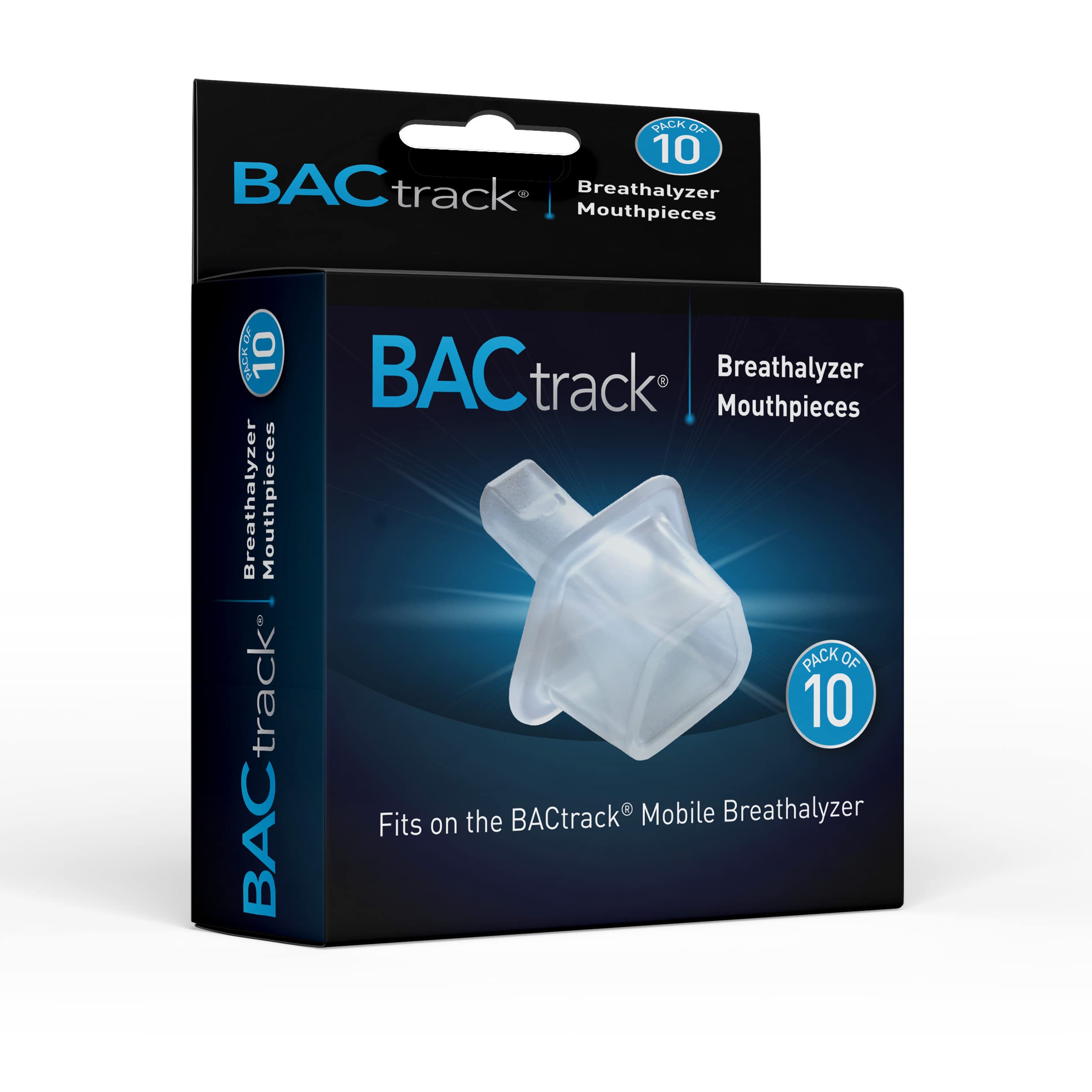 BACtrack Mobile Smartphone Breathalyzer Mouthpieces (10 Pack) - Compatible with BACtrack S80, C6 & C8 Models | Accurate Alcohol Testing for Personal & Professional Use | Perfect for Parties, Events & Workplace Safety