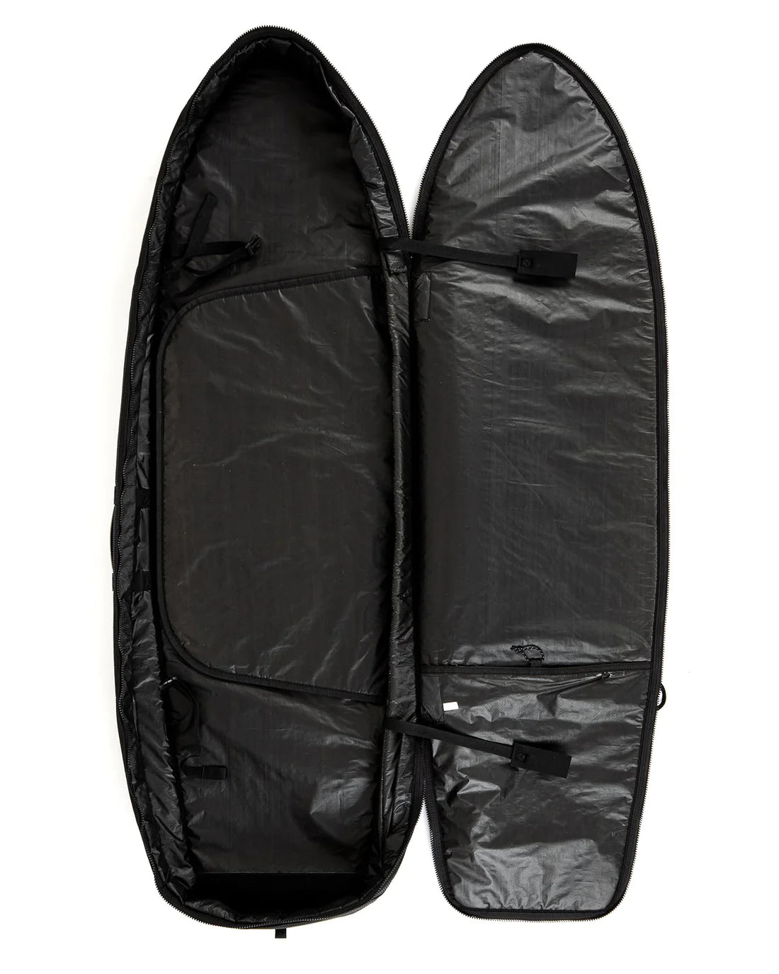 Creatures of Leisure Fish Triple DT2.0 Surfboard Bag - Premium Protection for 3 Surfboards, Travel & Storage - Black | Perfect for Surf Trips, Beach Days & Board Storage