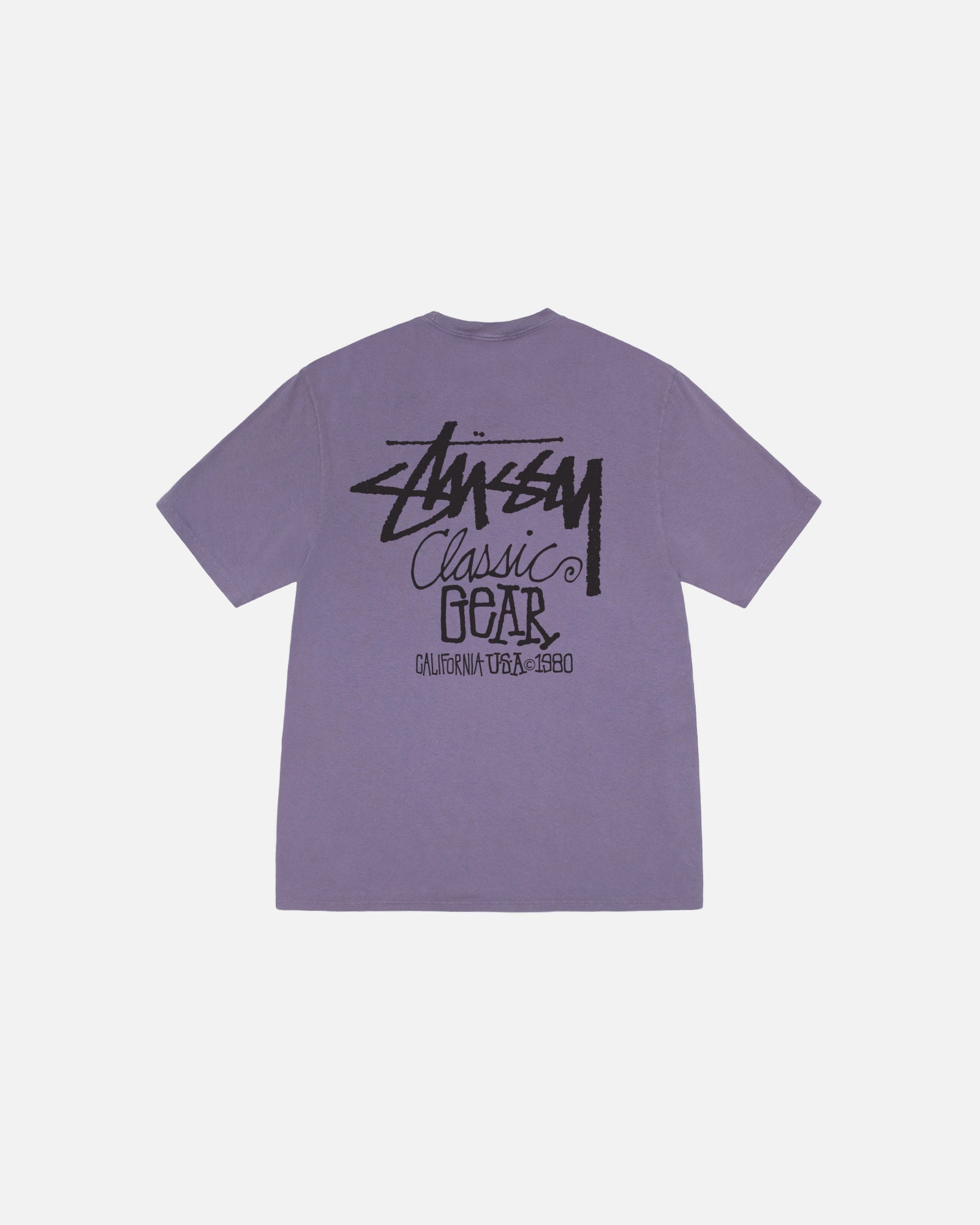 Vintage Pigment Dyed Classic Gear T-Shirt for Men - Soft Washed Cotton Tee for Casual Wear & Street Style