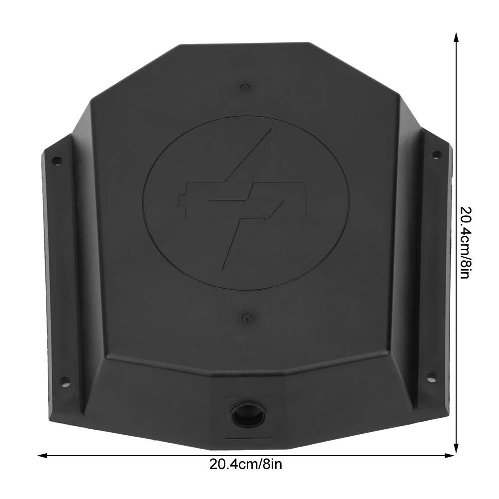 Alomejor 4-Wheel Electric Skateboard Battery Box - Durable Plastic Scratch-Proof Enclosure with Charging Port | Perfect for Longboard & E-Skateboard Battery Protection & Easy Commuting