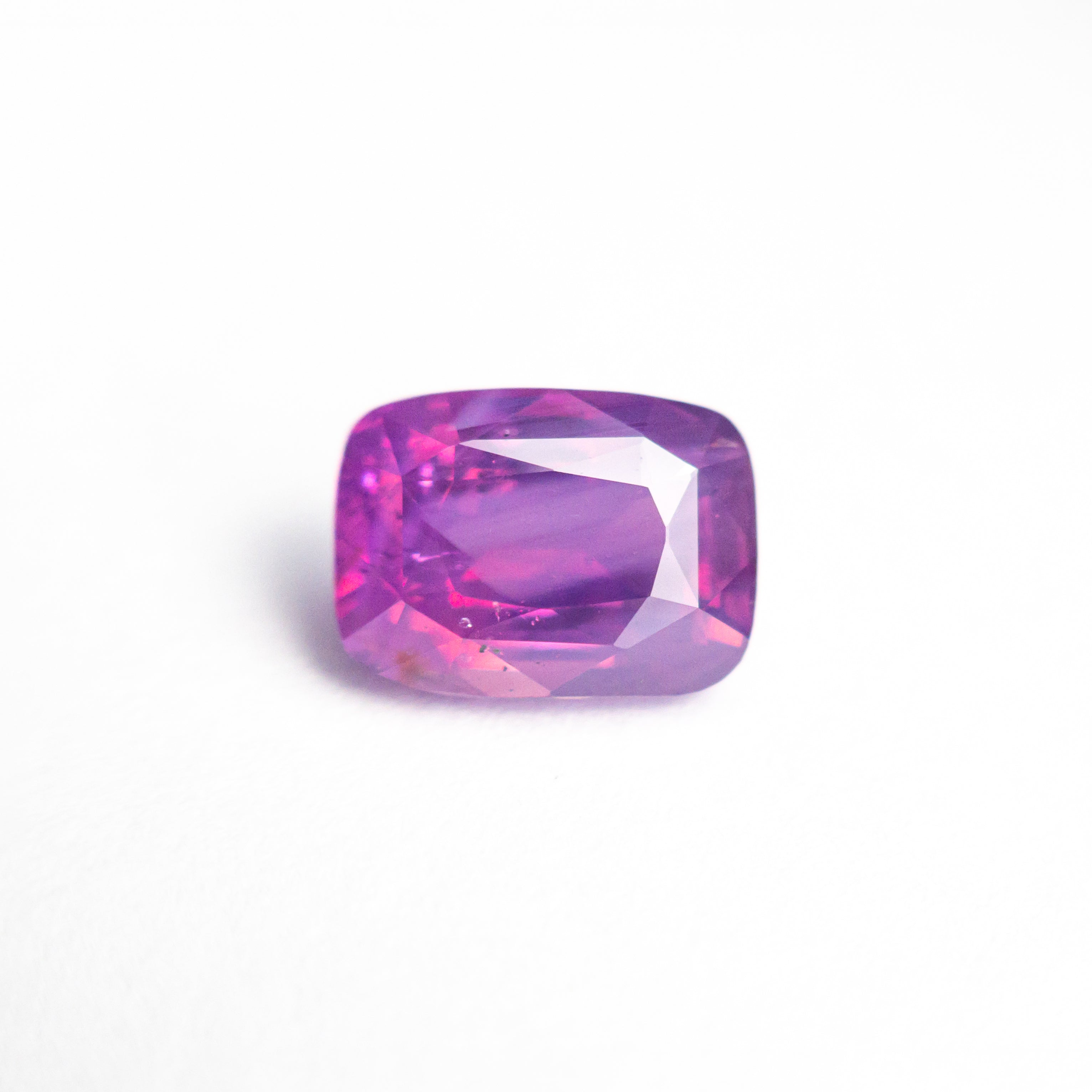 1.96ct Cushion Cut Blue Sapphire Gemstone - 7.68x5.65x4.40mm Natural Brilliant Cut for Engagement Rings & Jewelry Making
