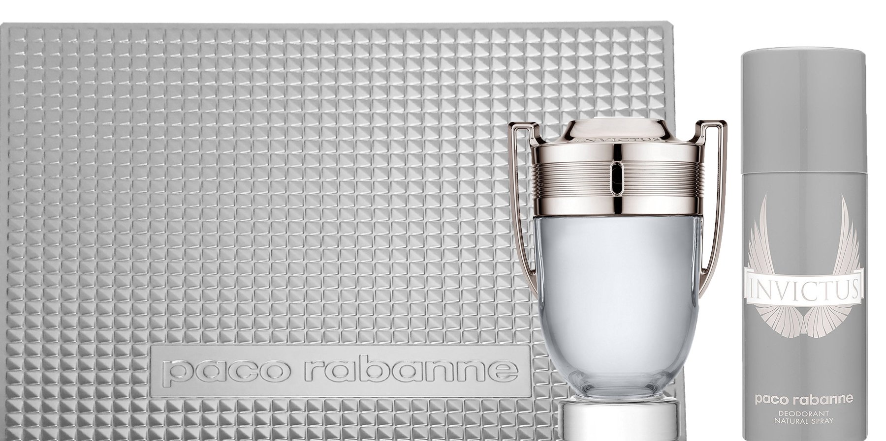 Paco Rabanne Invictus 2-Piece Men's Cologne Gift Set - 3.4 oz EDT Spray & 5.1 oz Deodorant Spray | Perfect for Gifts, Date Nights & Special Occasions