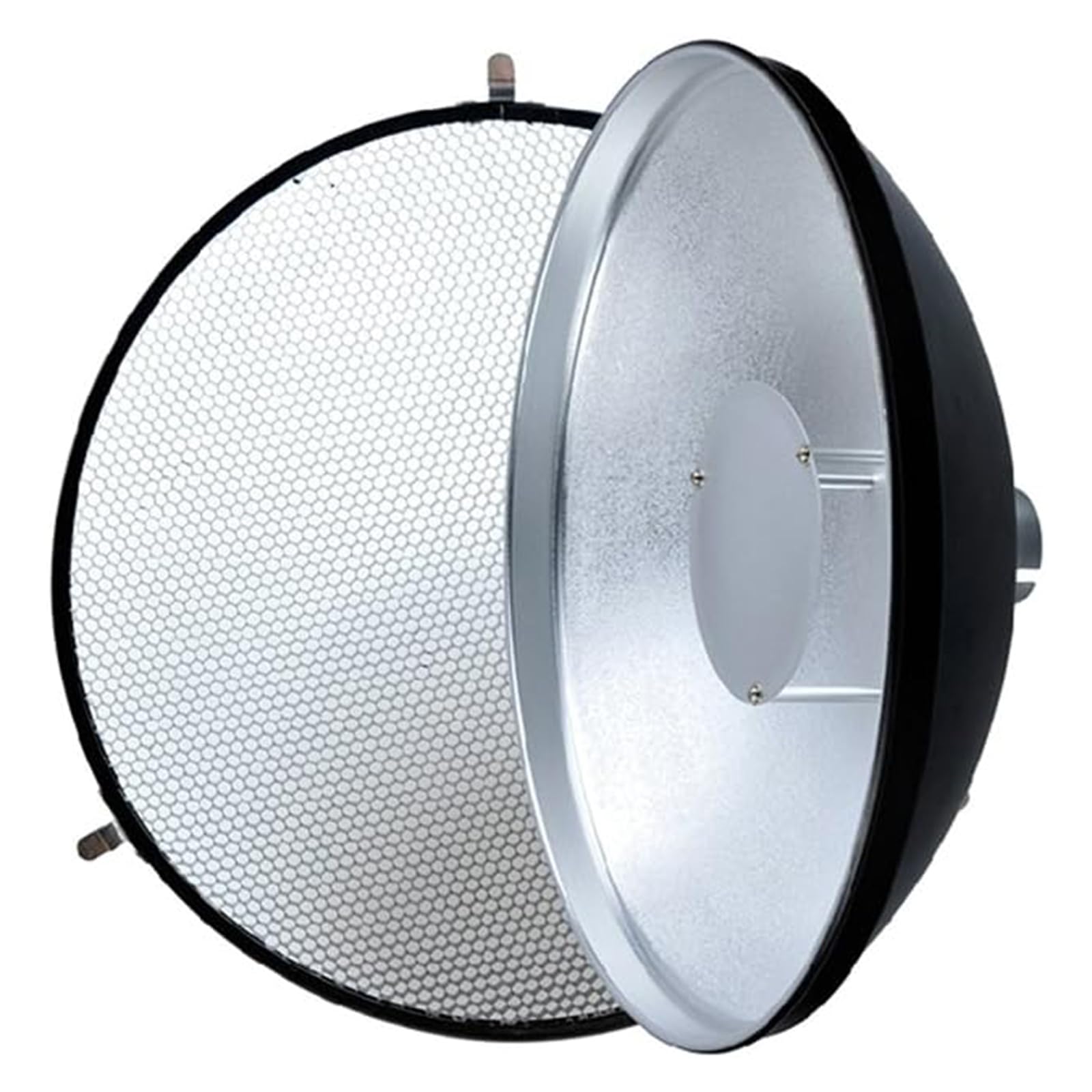 Professional Grid Diffuser Beauty Dish for Photography - Soft & Precise Lighting Control, Artistic Portrait & Studio Shoots - Perfect for Fashion, Beauty, and Product Photography