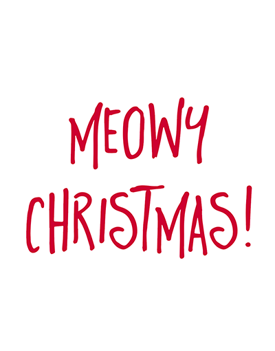 Christmas Kitty Greeting Cards - 10 Count Boxed Holiday Cards for Christmas, Birthday & Thank You - Perfect for Family, Friends & Coworkers