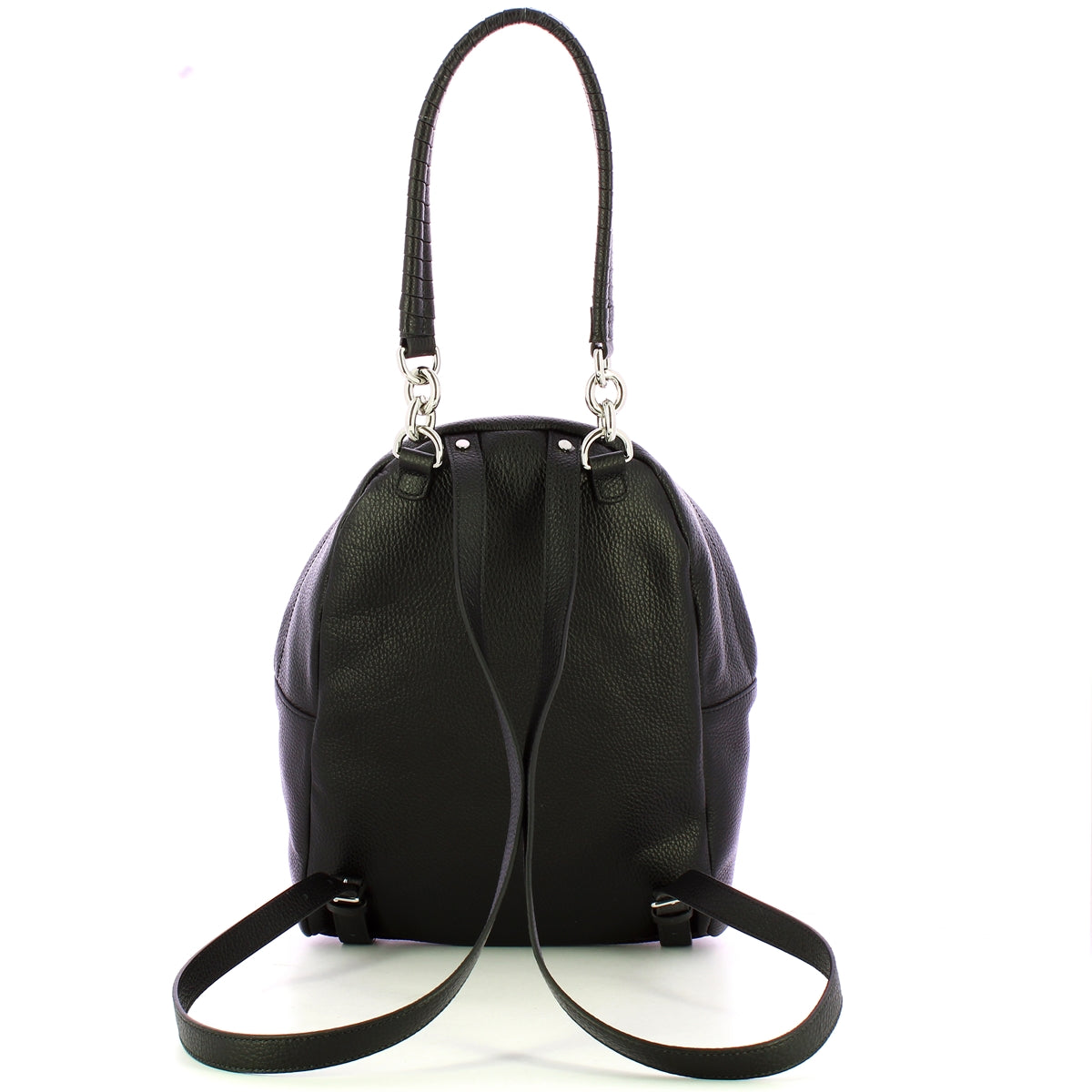 Coccinelle Maelody Noir Small Backpack for Women - Stylish & Compact DQK140180 Black Purse - Perfect for Work, Travel & Daily Use