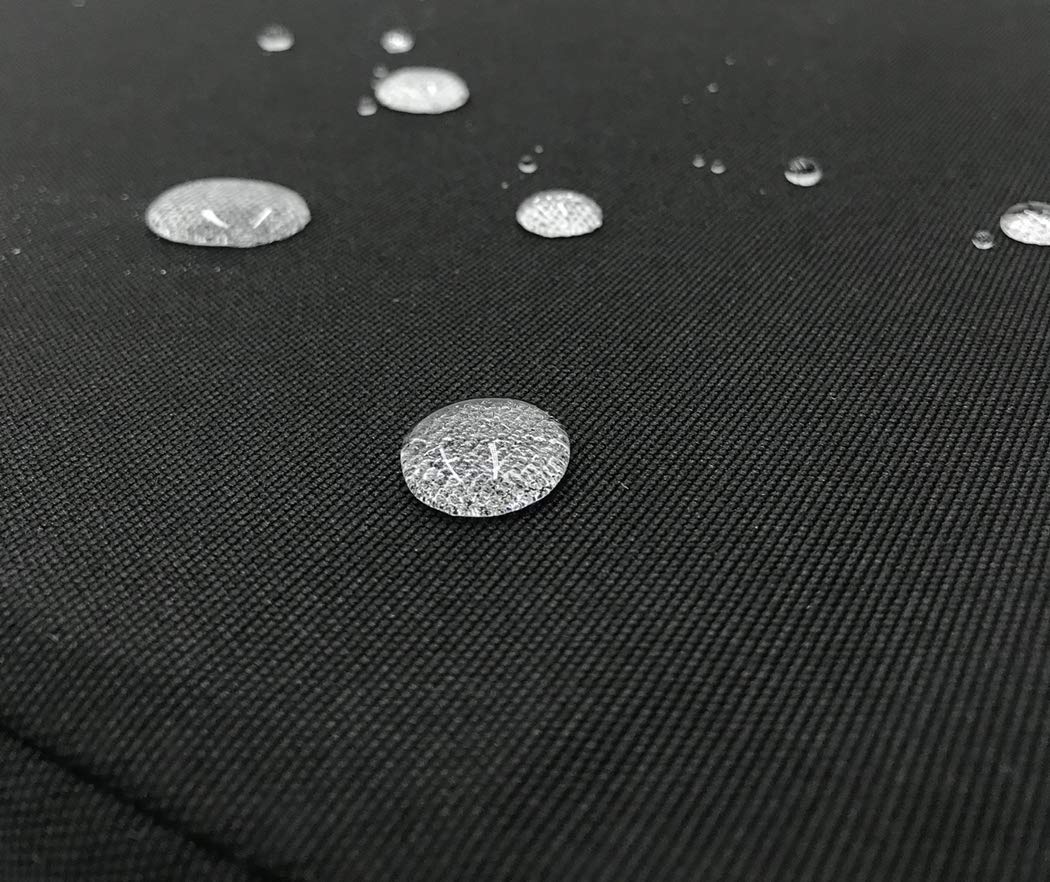 **Waterproof Outdoor Chair Cushion Covers - 24x24x4 Inches (Set of 3) - Black Weather-Resistant Patio Seat Pillows for Garden, Deck & Poolside Use**