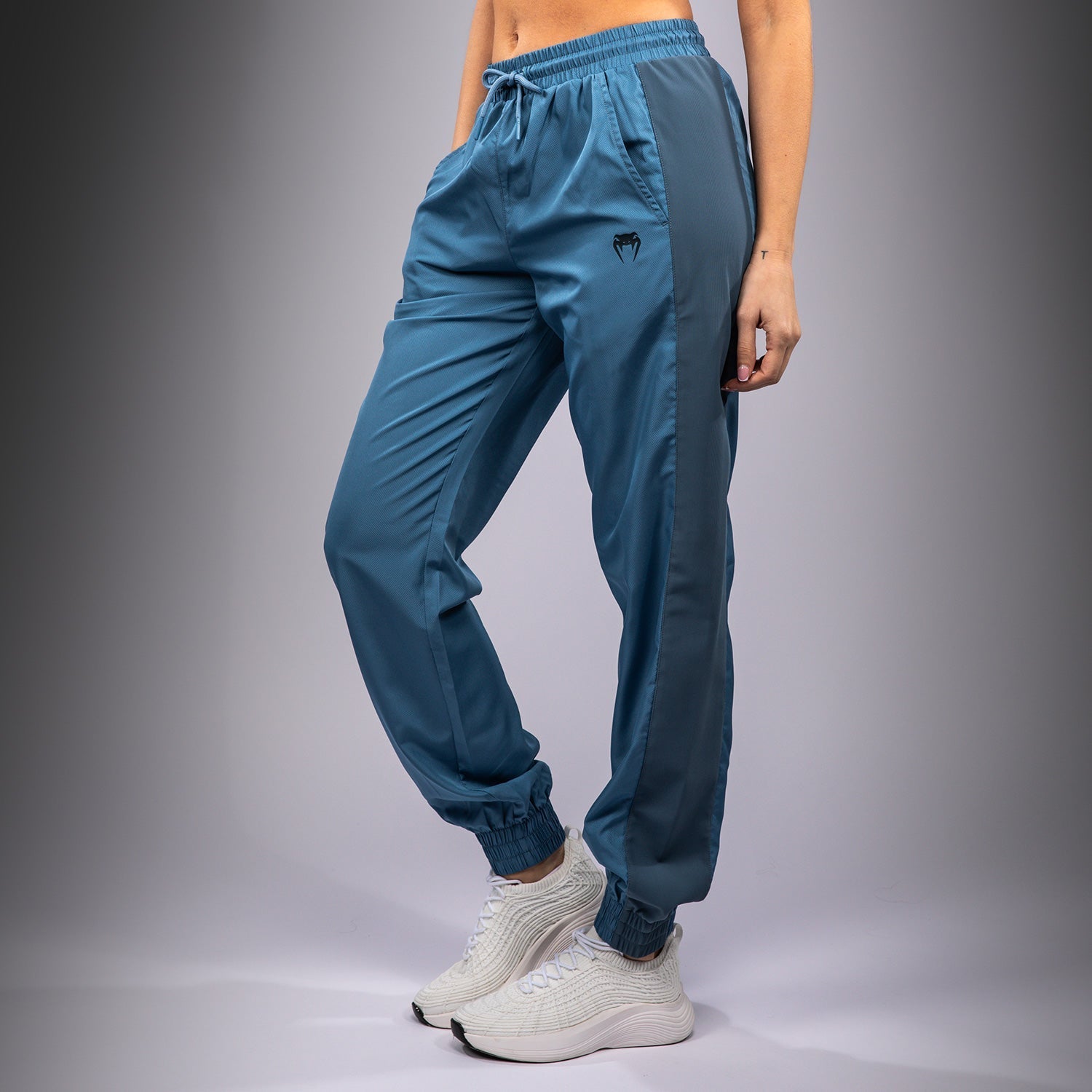 Venum Women's Laser 3.0 Joggers - Lightweight Athletic Pants for Running, Yoga & Gym - Blue Fitness Trousers