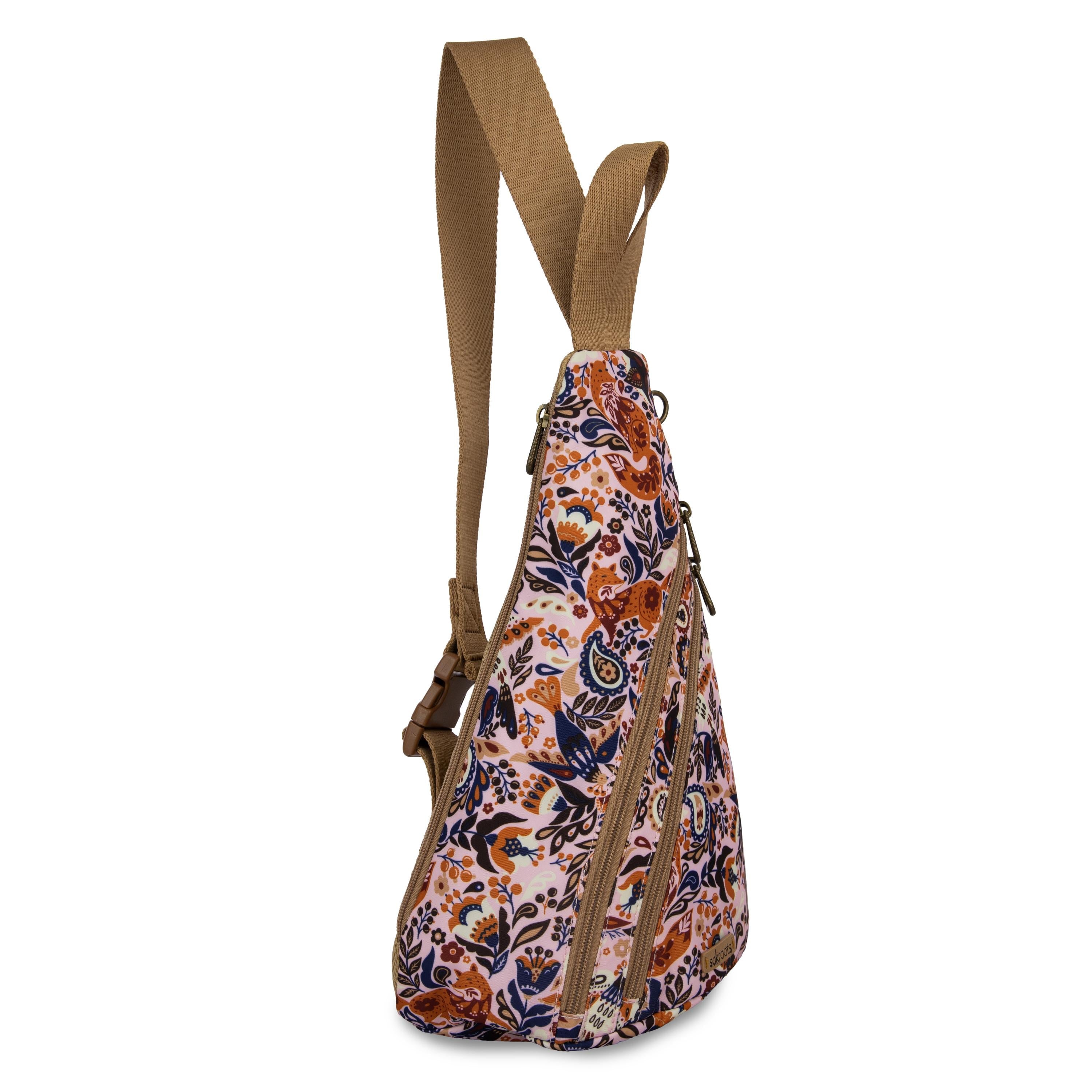 On The Go Sling Backpack - Lightweight Crossbody Bag for Men & Women - Perfect for Travel, Hiking, Commuting & Everyday Use