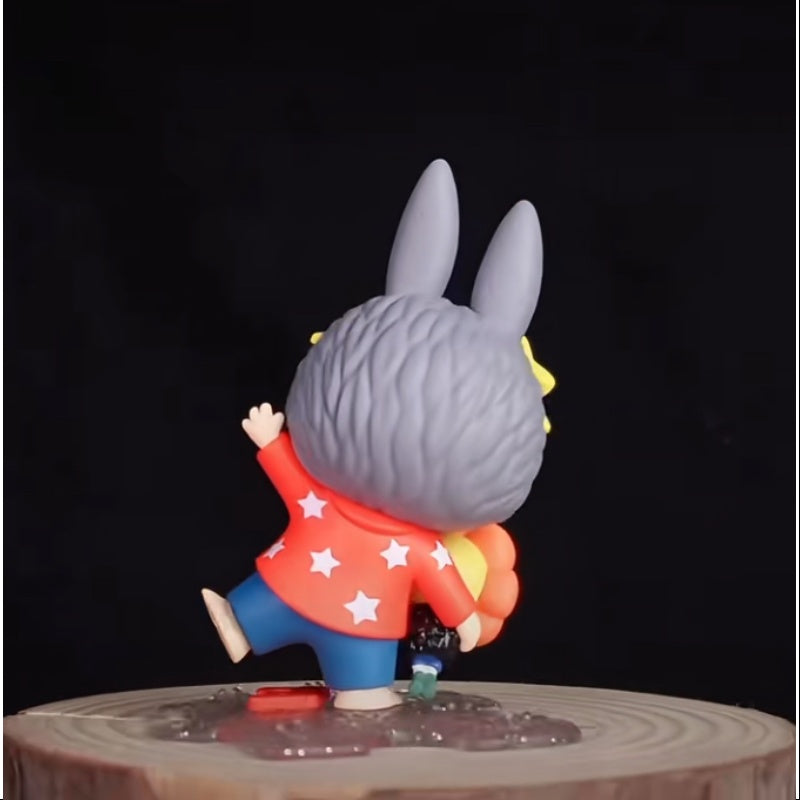 Labubu Pop Mart Hand in Hand Series - Embrace the Breeze Limited Edition Vinyl Figure | Cute Collectible Art Toy for Anime Fans & Home Decor | Perfect for Display, Gifts & Kawaii Aesthetic Collections