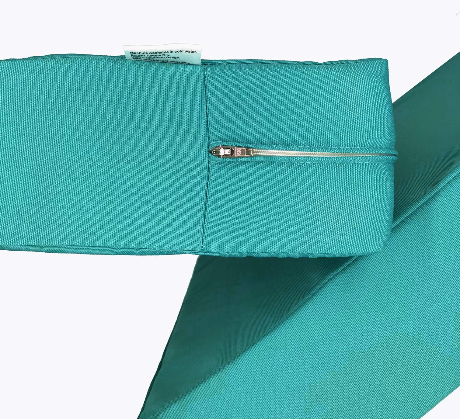 Waterproof & UV-Resistant Patio Chair Cushion Covers - Indoor/Outdoor Use - Set of 4 (22x20x4 Inches, Serenity Teal) - Perfect for Poolside Lounging, Garden Furniture & Deck Chairs