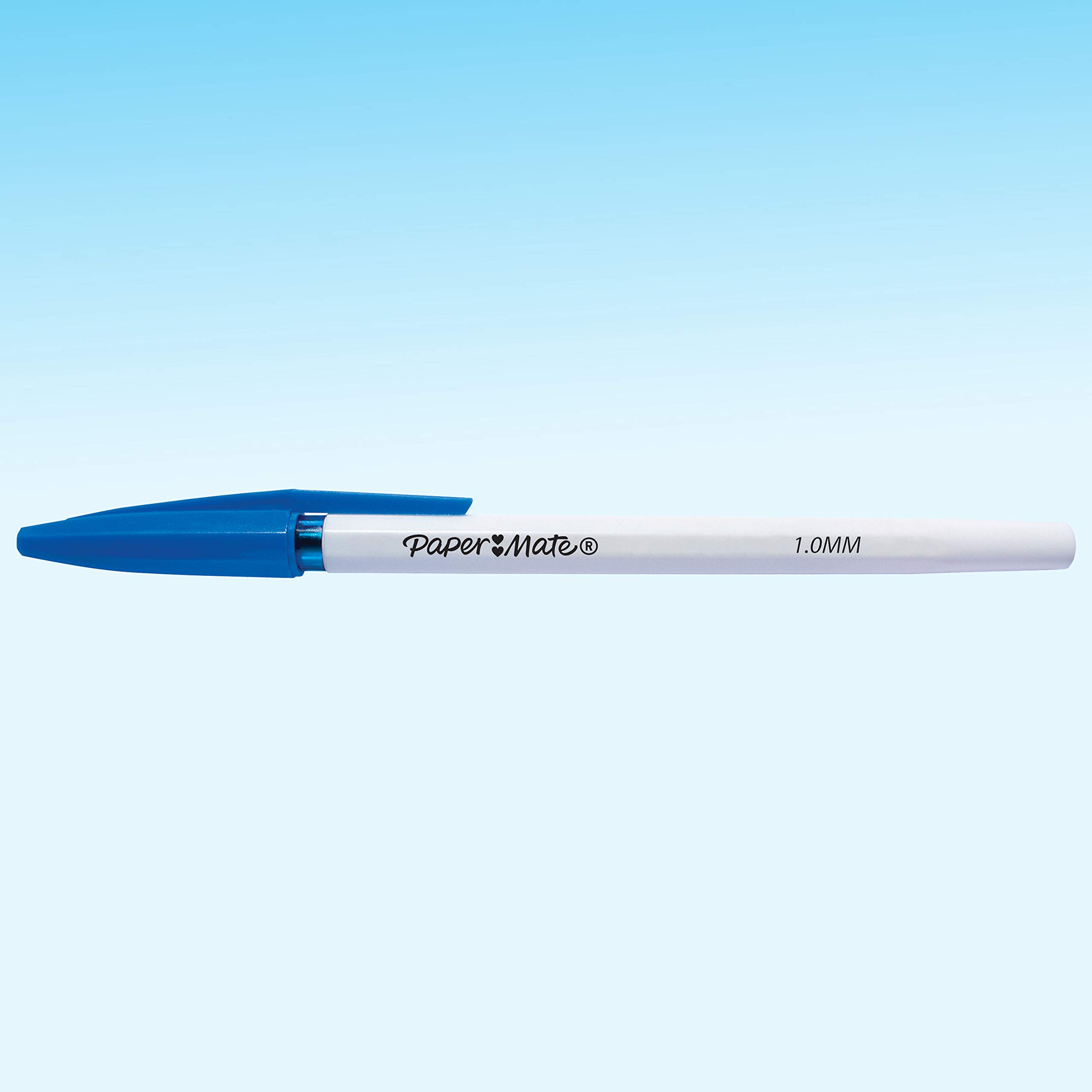 Paper Mate 045 Medium Point Ballpoint Pens (1.0 mm) - Blue Ink, 50 Count Pack - Perfect for Office, School & Everyday Writing Needs
