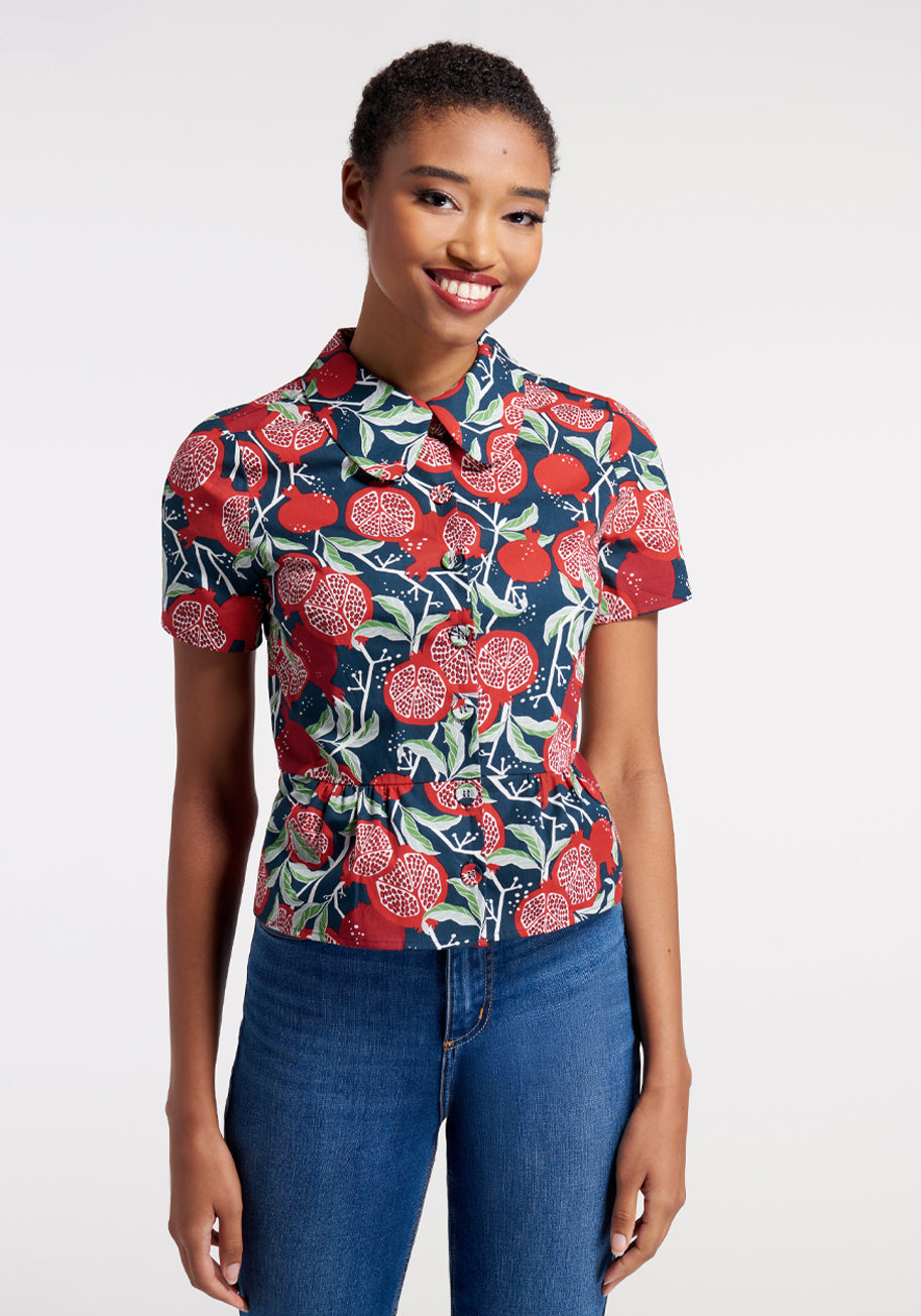Such Sweetness Peplum Top - Flattering Women's Fashion Blouse for Casual & Party Wear | Perfect for Date Nights & Office Outfits