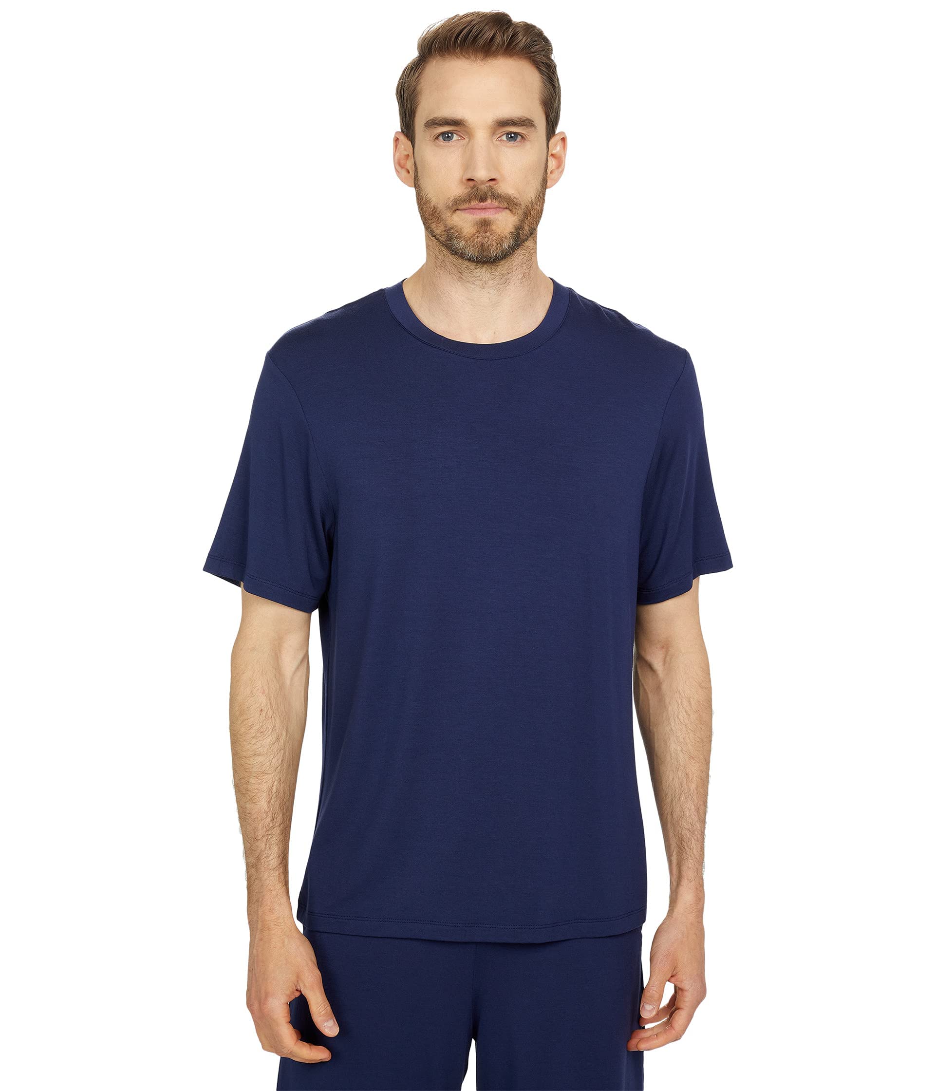 Eberjey Men's Henry Short Pajama Set - Soft Cotton Sleepwear for Summer & Lounge - Perfect for Nightwear, Travel & Relaxation at Home